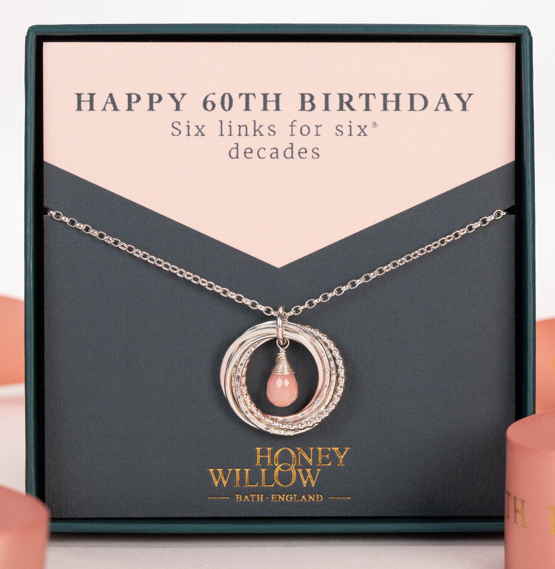 60th birthday necklace