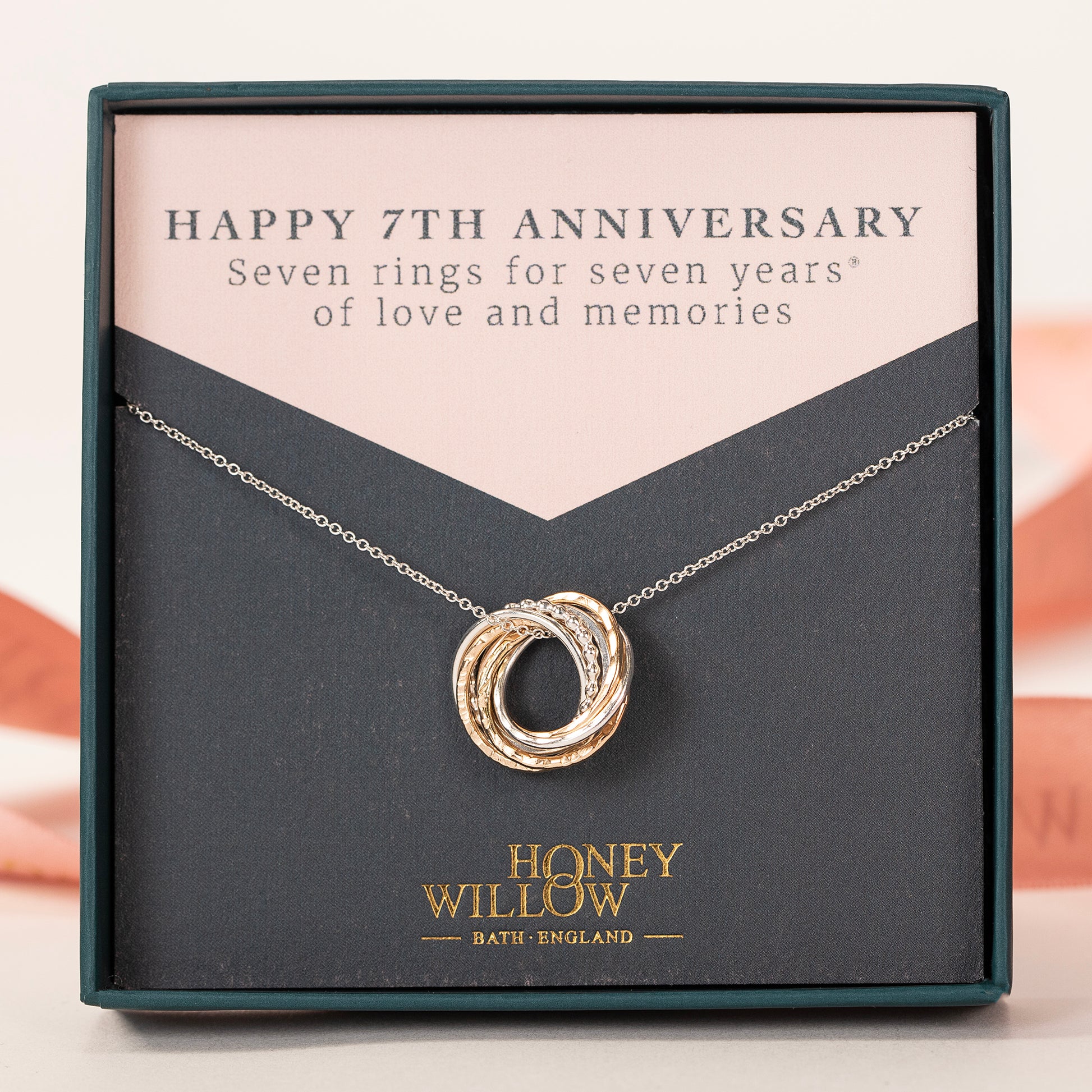 7th anniversary necklace