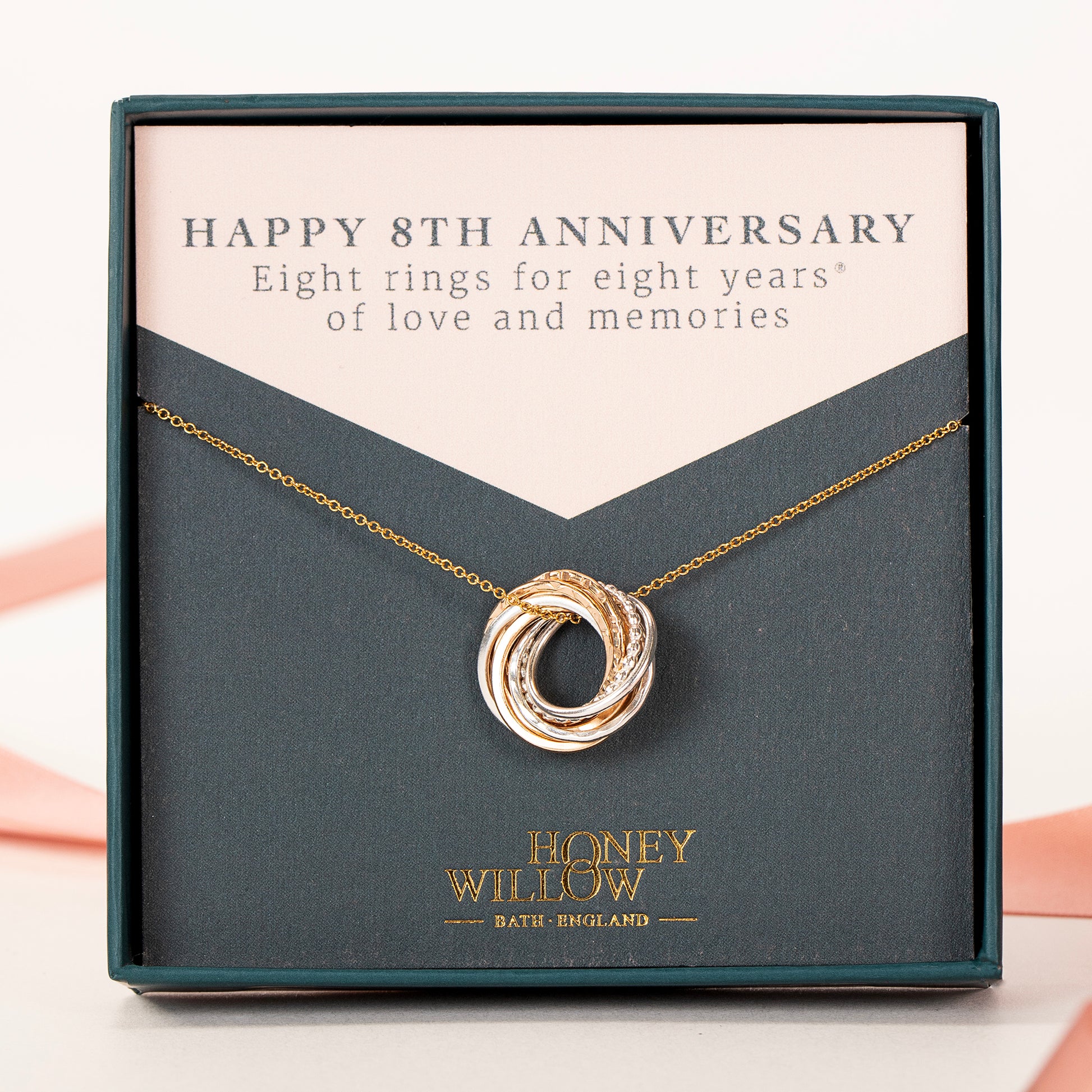 8th anniversary necklace