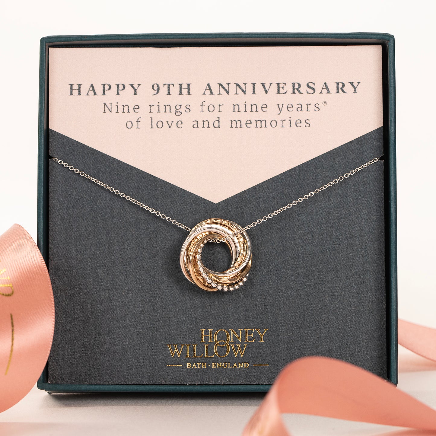9th anniversary necklace