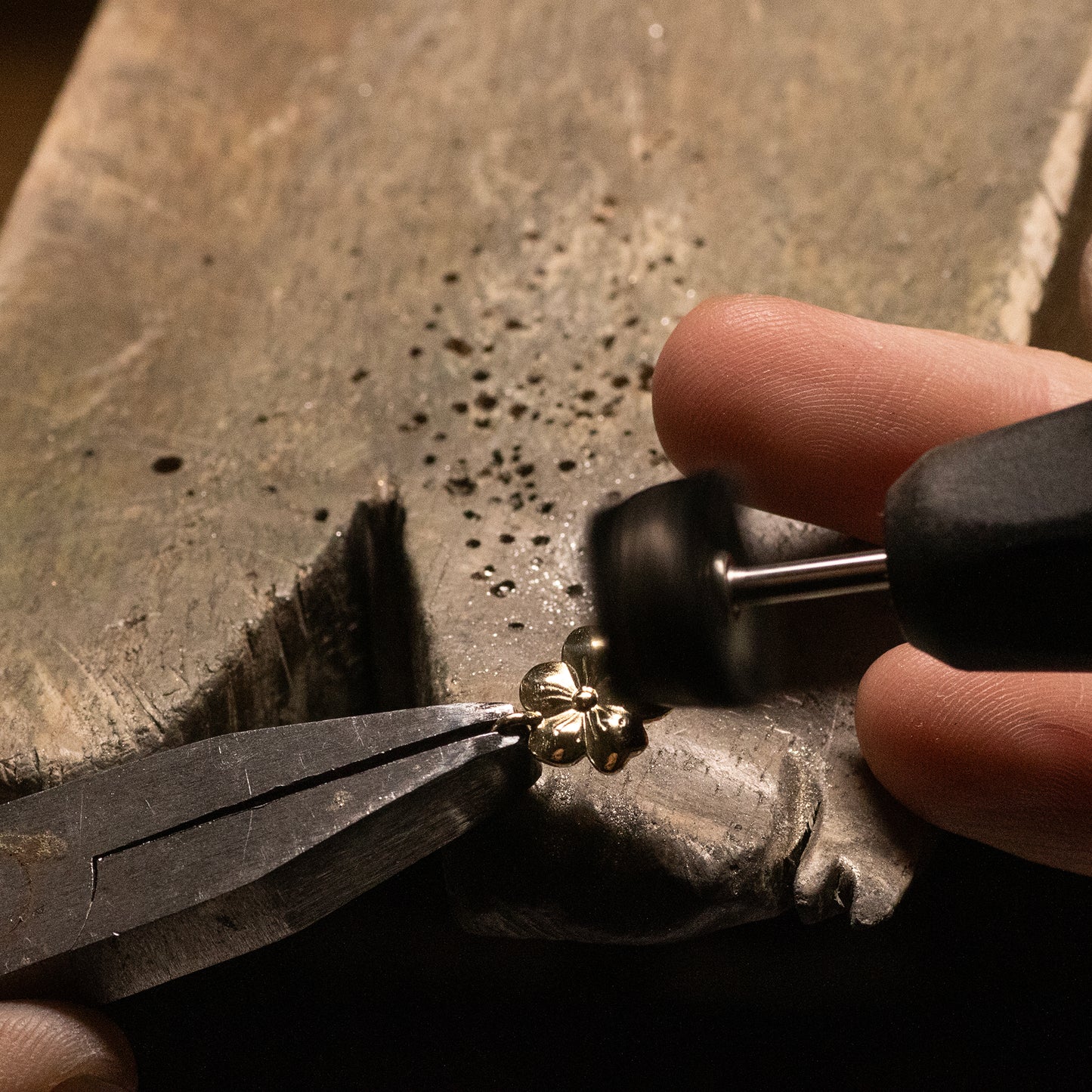 Cherry Blossom Necklace - Luck - 9kt Gold