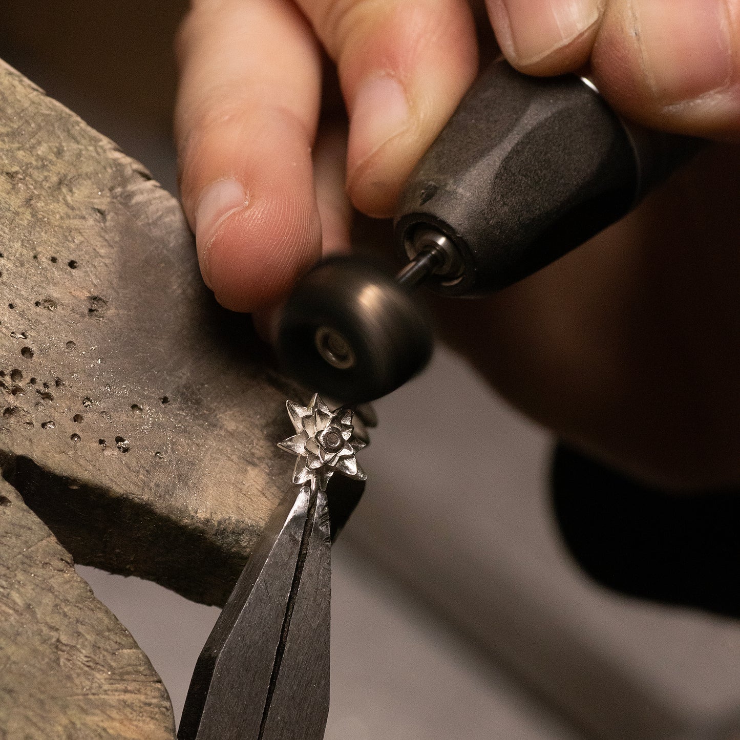 July Birth Flower & Birthstone Earrings - Waterlily & Ruby - Silver