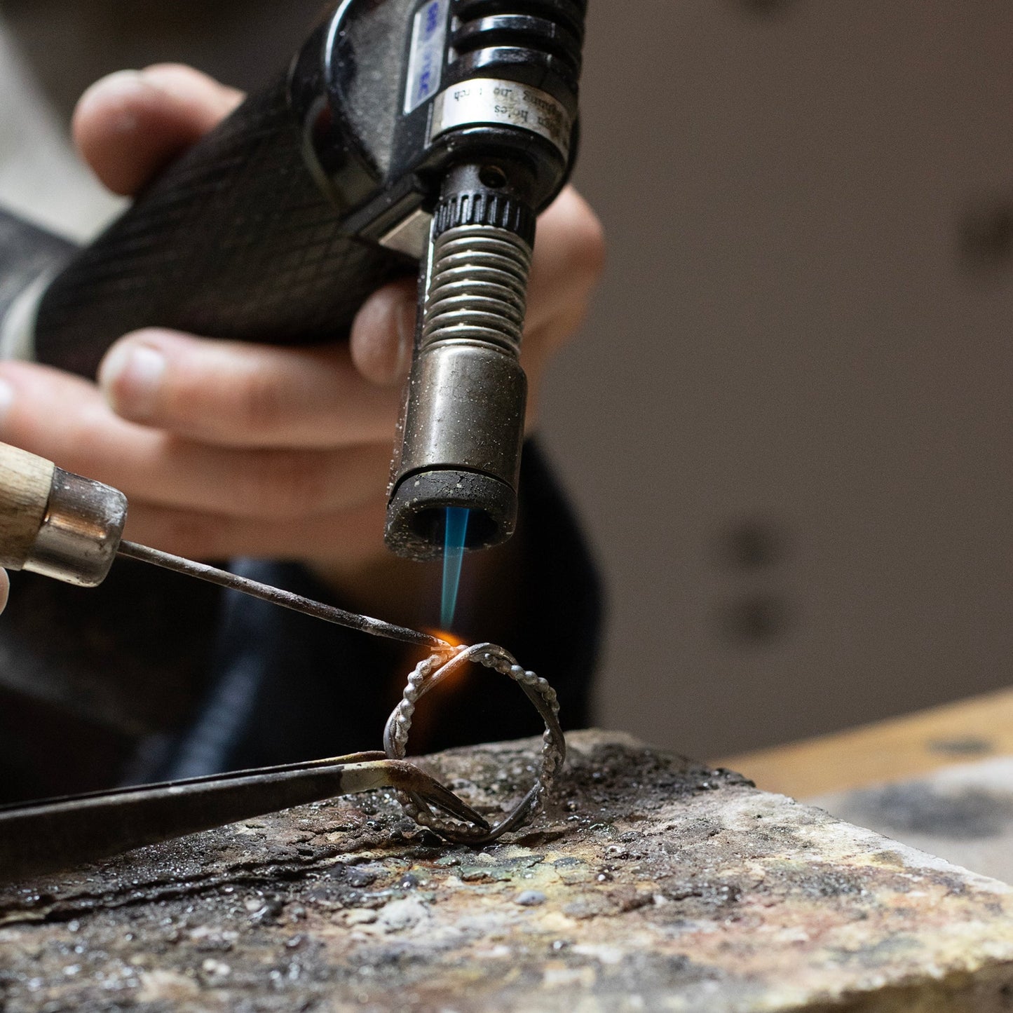 Mother & Daughter Necklace - Entwined Halo - Silver & 9kt Gold