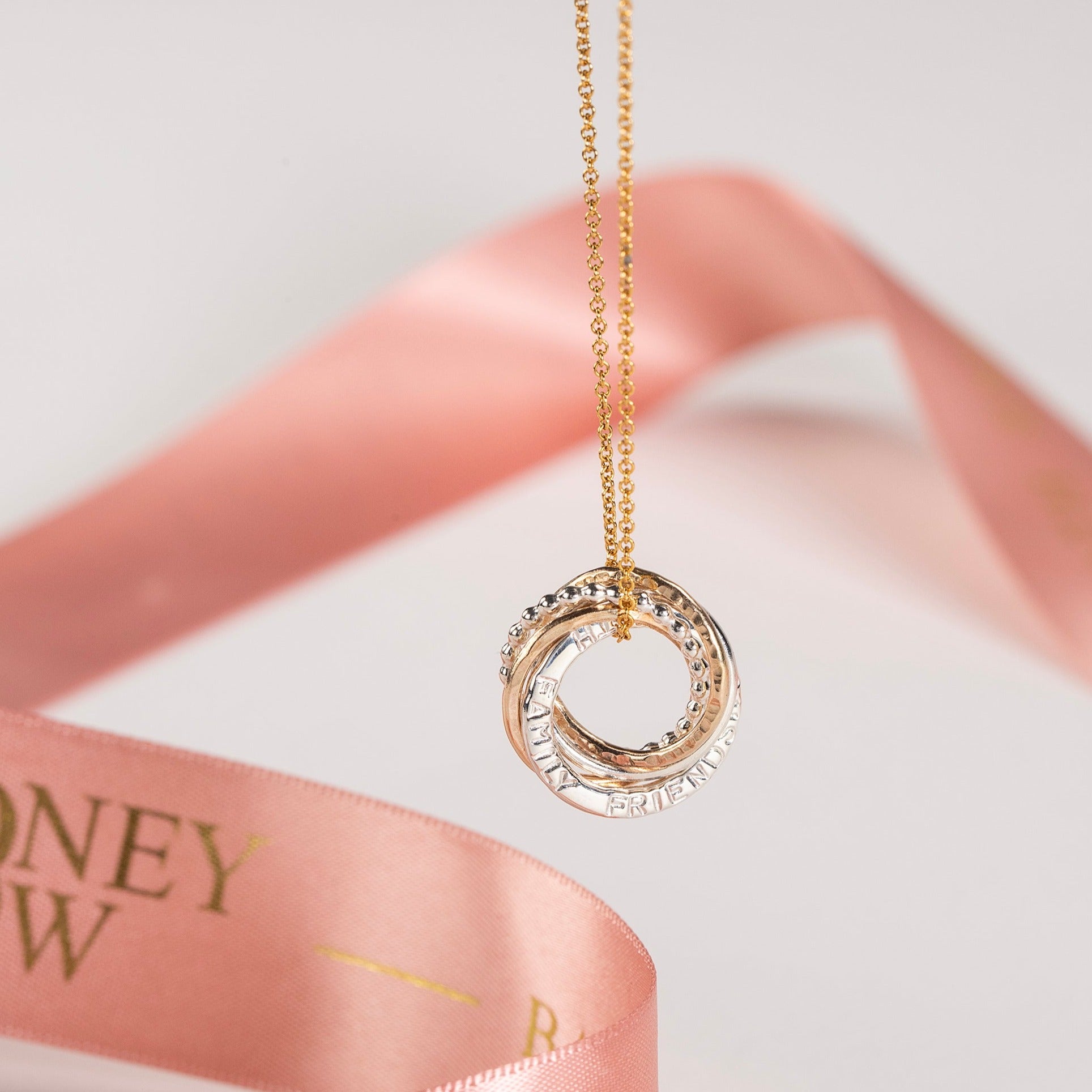 Personalised 50th Birthday Necklace The Original Links for Decad