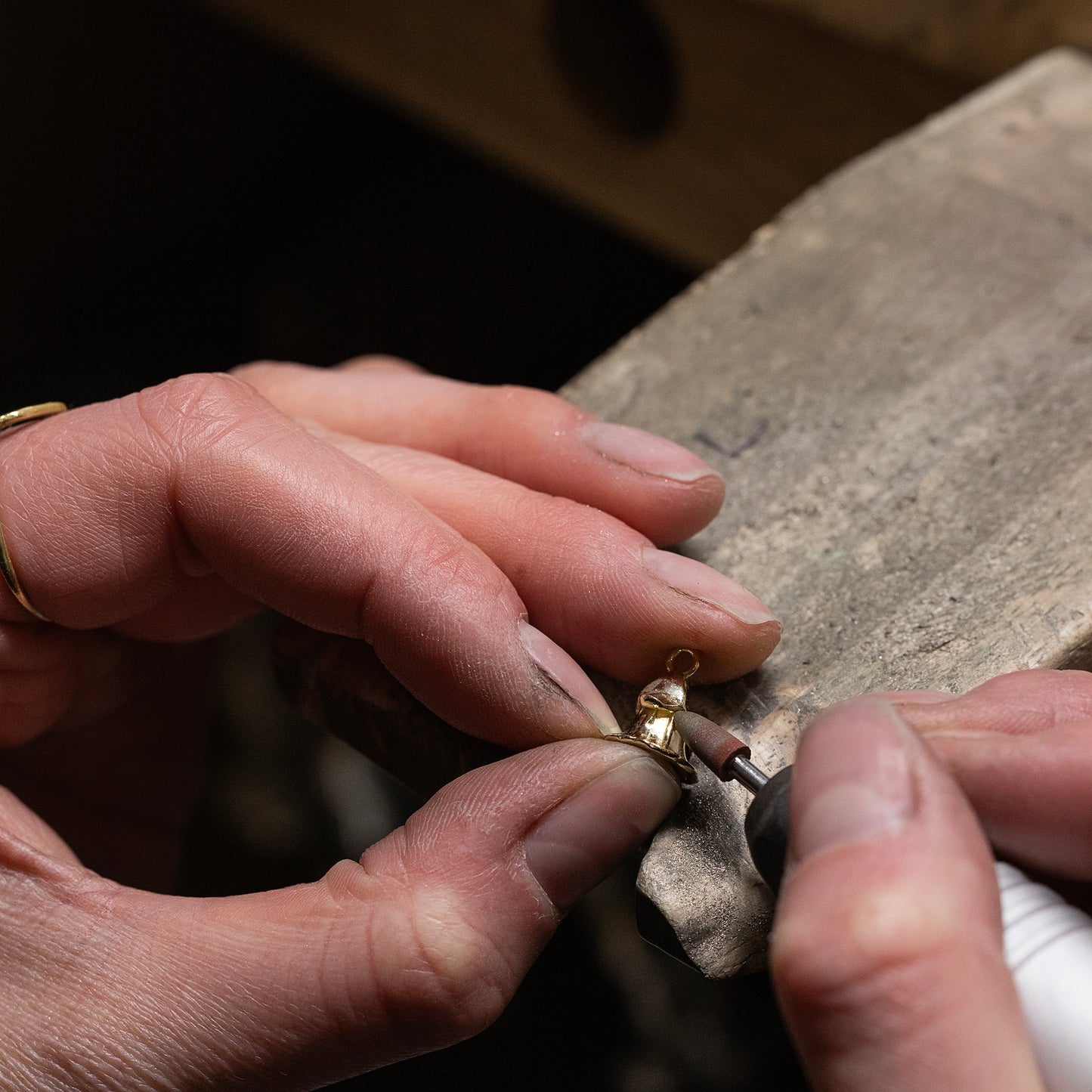 September Birth Flower Necklace - Morning Glory - 9kt Gold