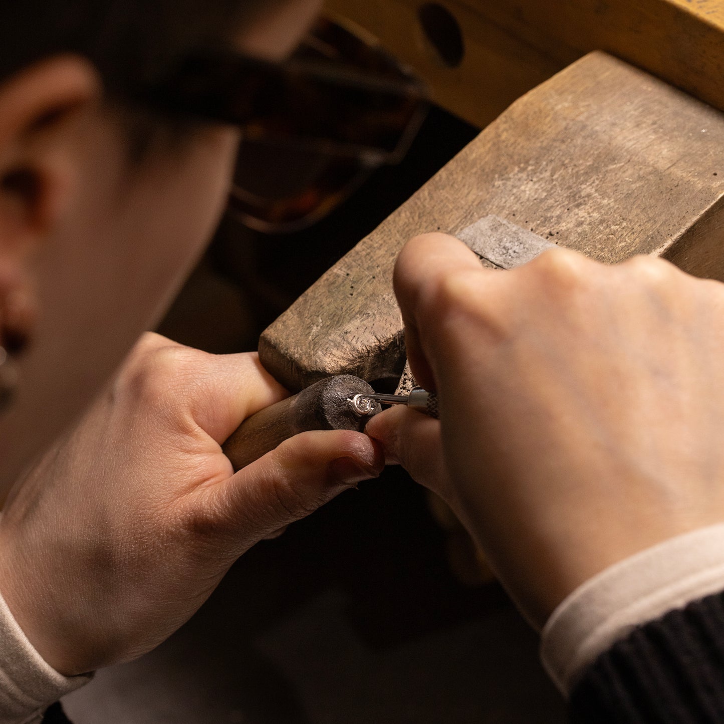 18th Birthday Gift - Single Diamond Necklace - Lab Grown 4mm Diamond - Silver