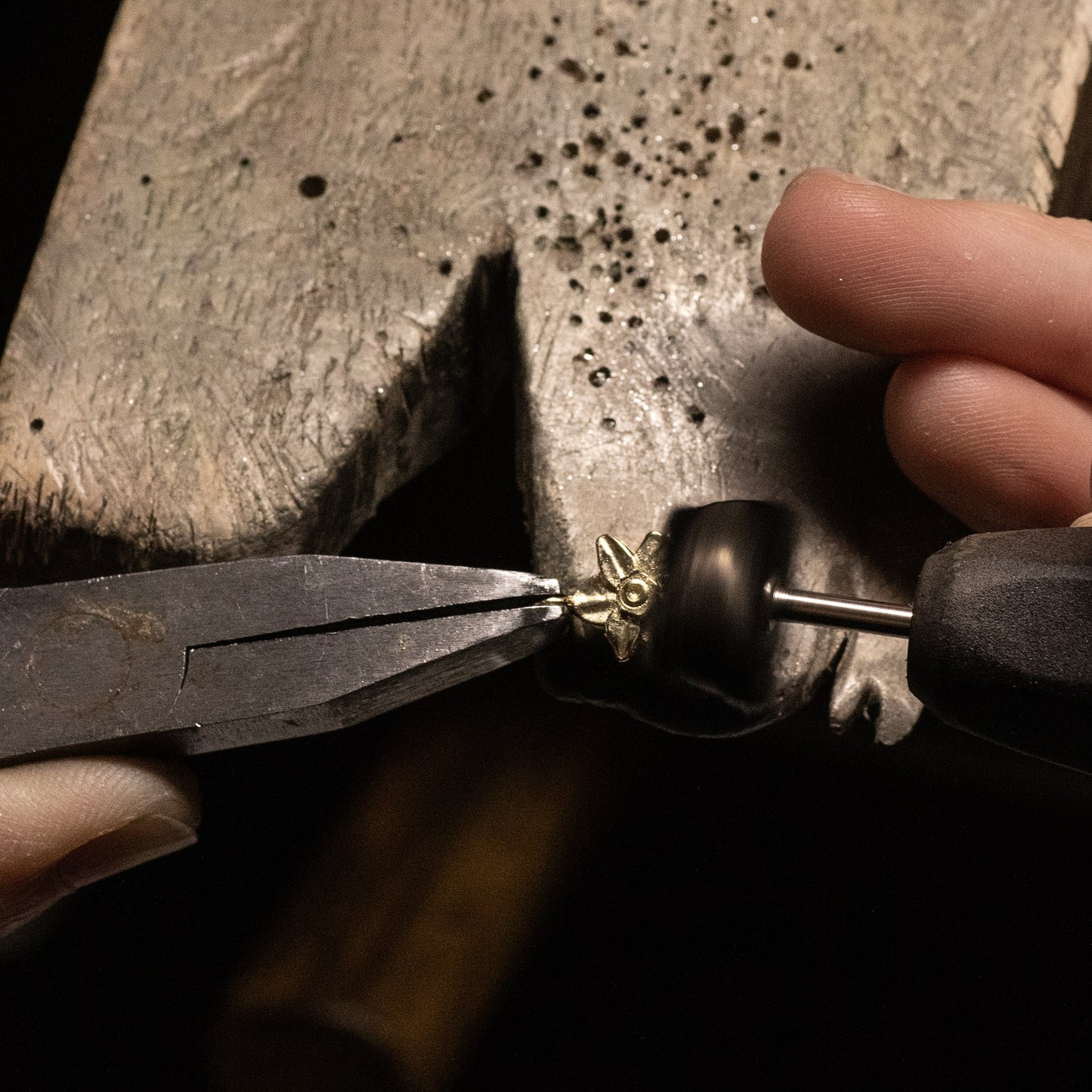 Daffodil Flower Necklace - Joy - 9kt Gold