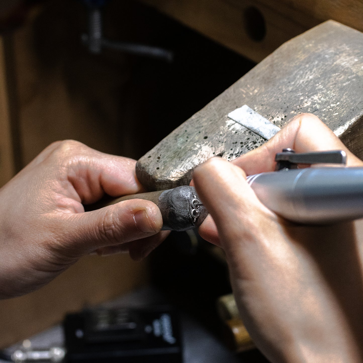 Double Diamond Necklace - Lab Grown Diamonds - Silver