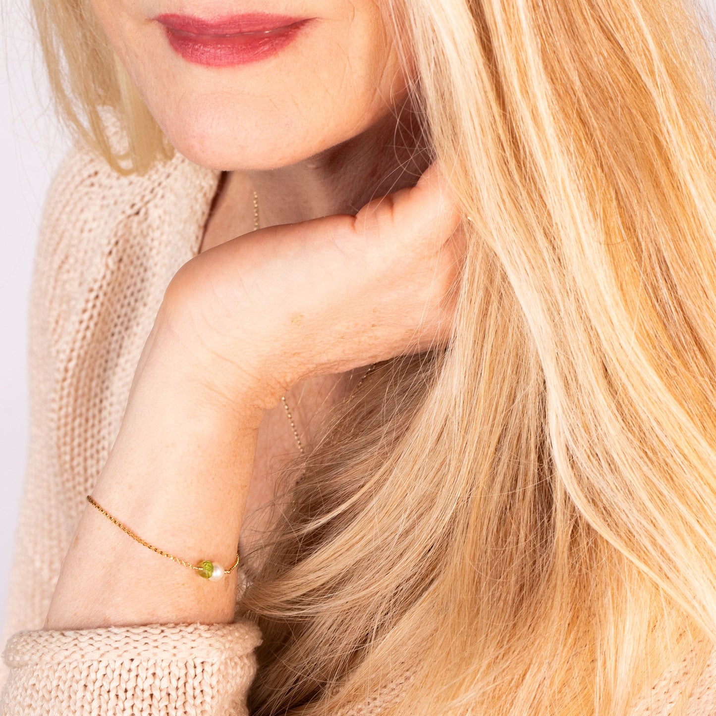 double gem bracelet
