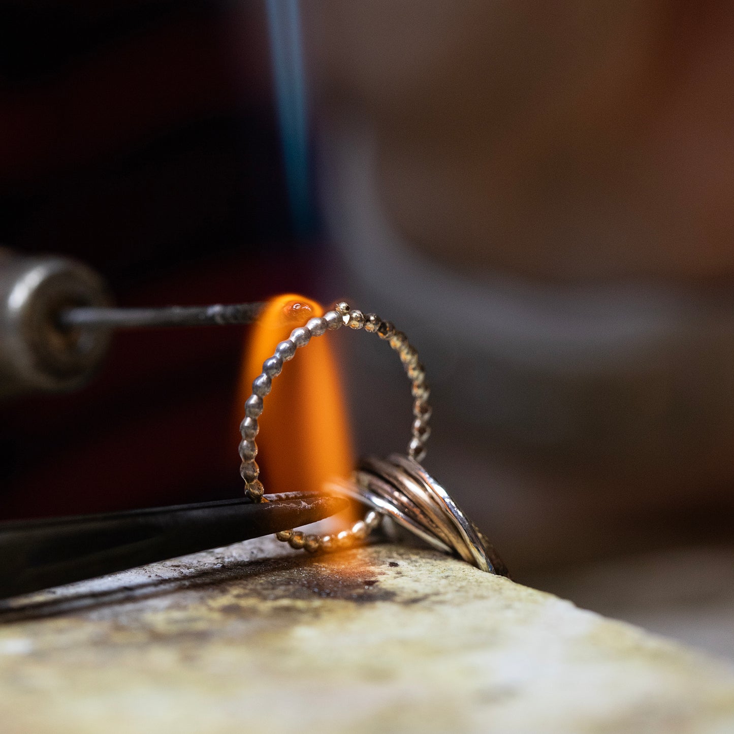 70th Birthday Necklace - The Original 7 Links for 7 Decades - Silver