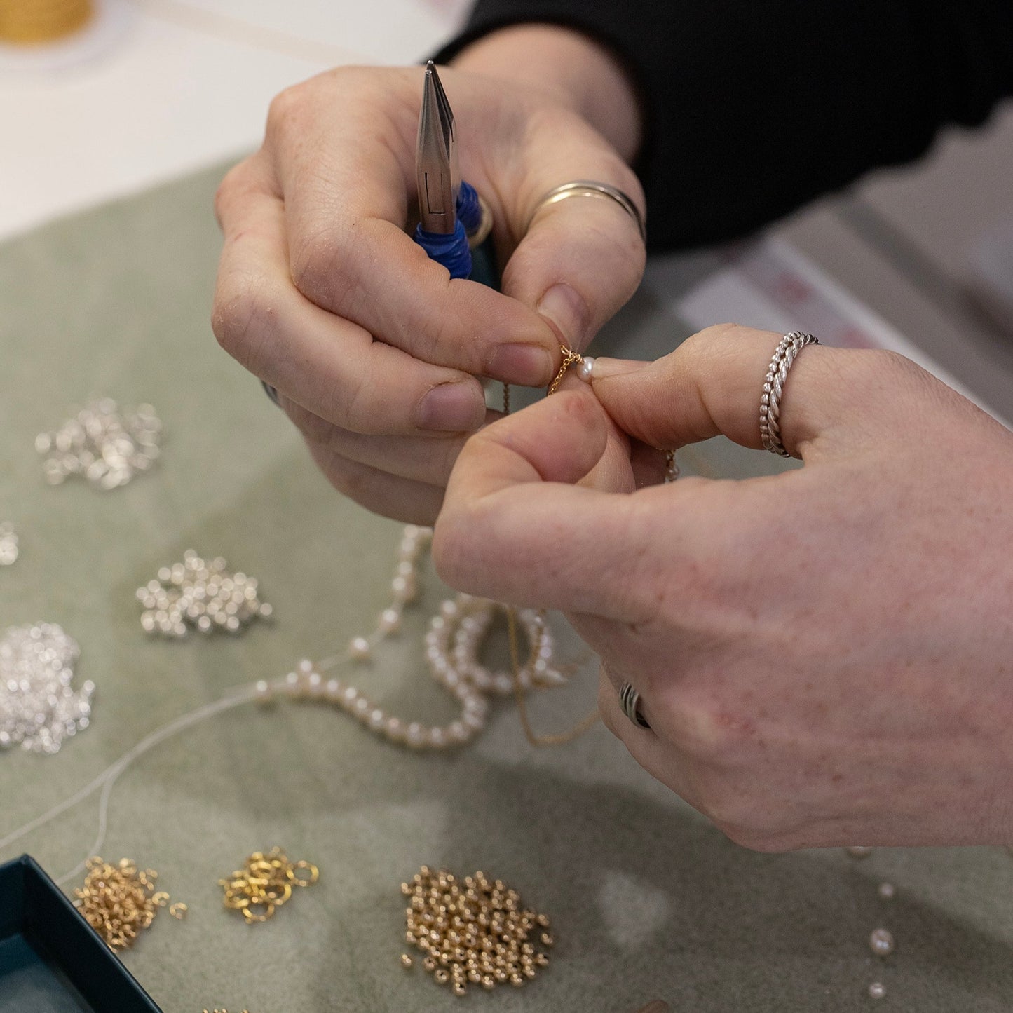 Pearl Bracelet - Juliet - Silver & Gold
