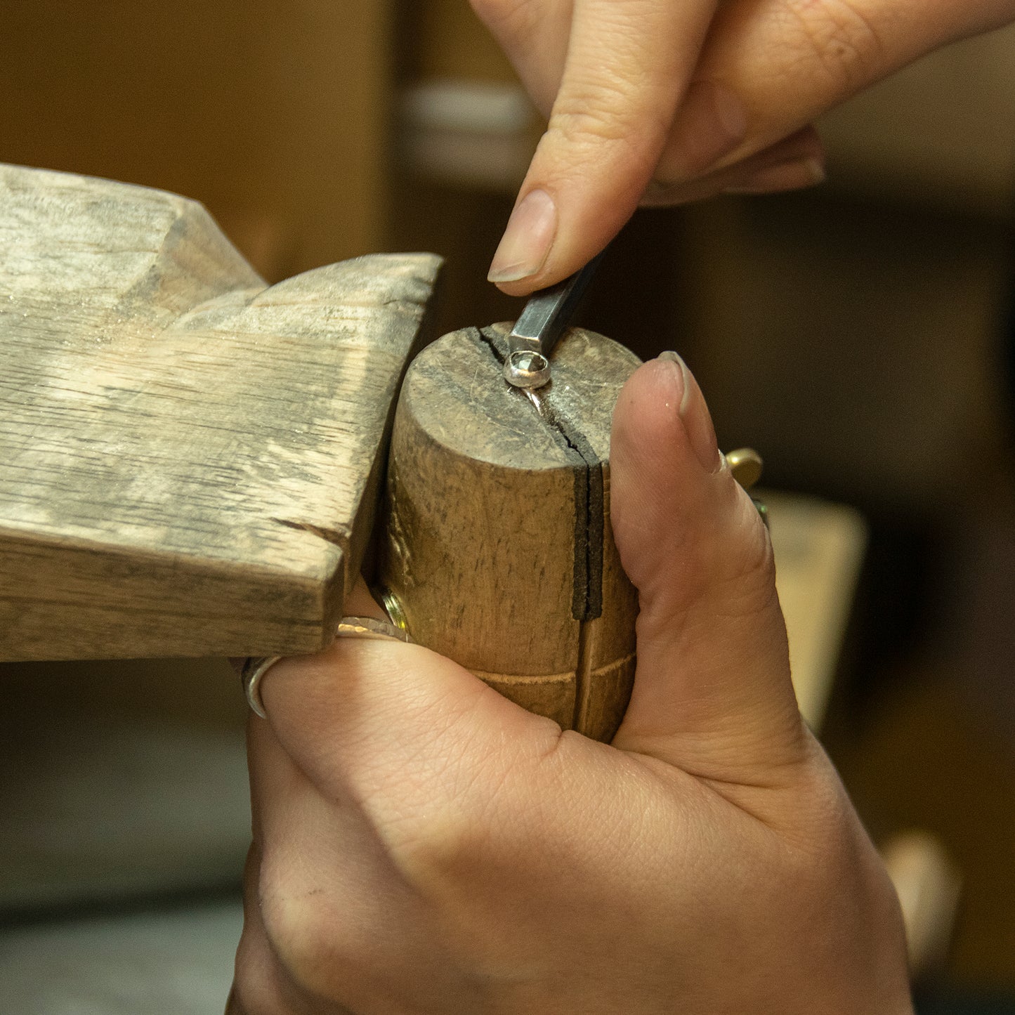 100th Birthday Birthstone Necklace - The Original 10 Links for 10 Decades Necklace - Petite Silver