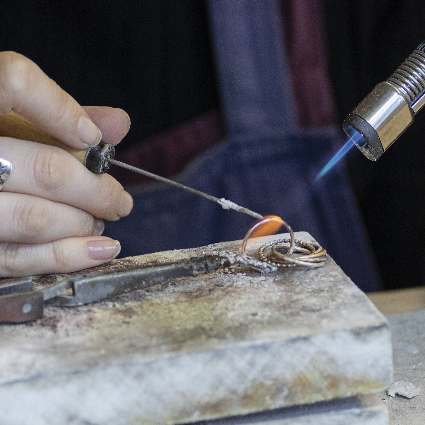 100th Birthday Necklace - The Original 10 Links for 10 Decades - Silver