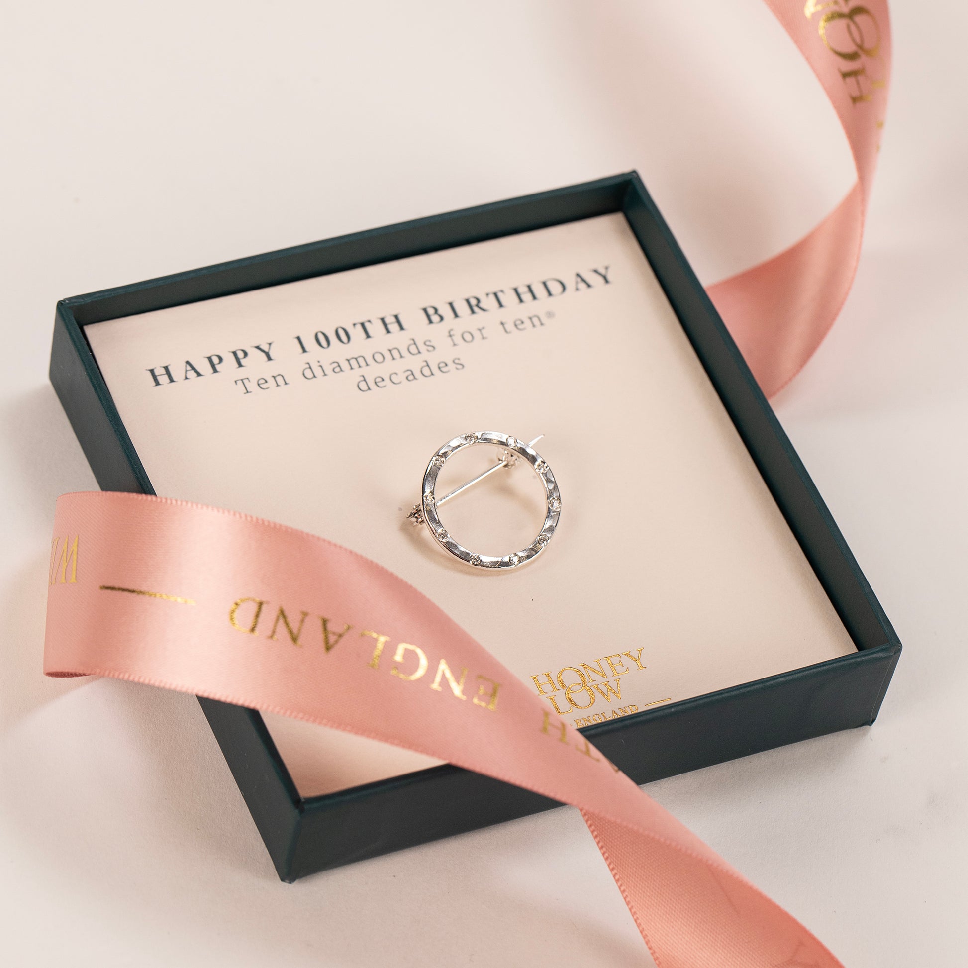 100th birthday brooch