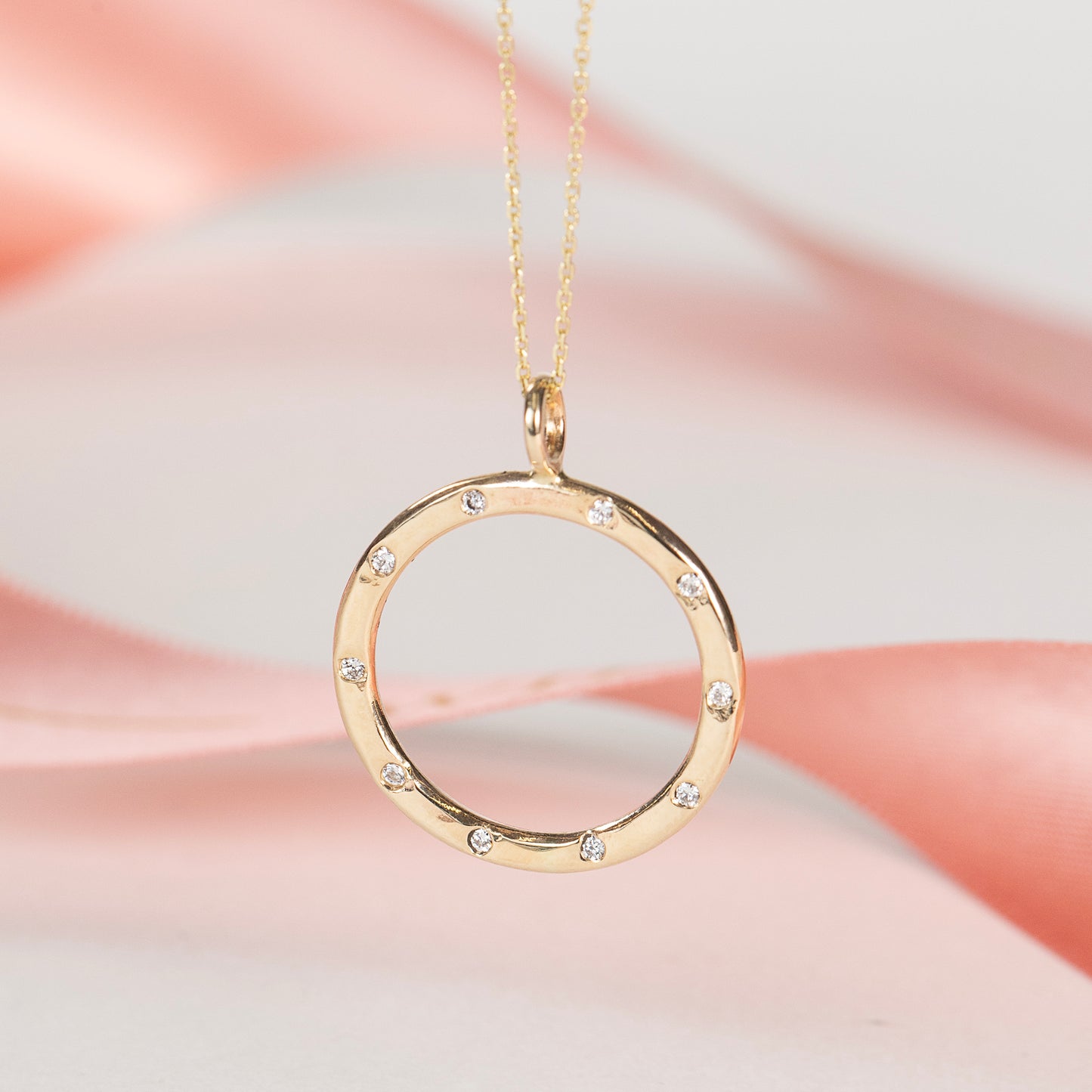 100th birthday halo necklace