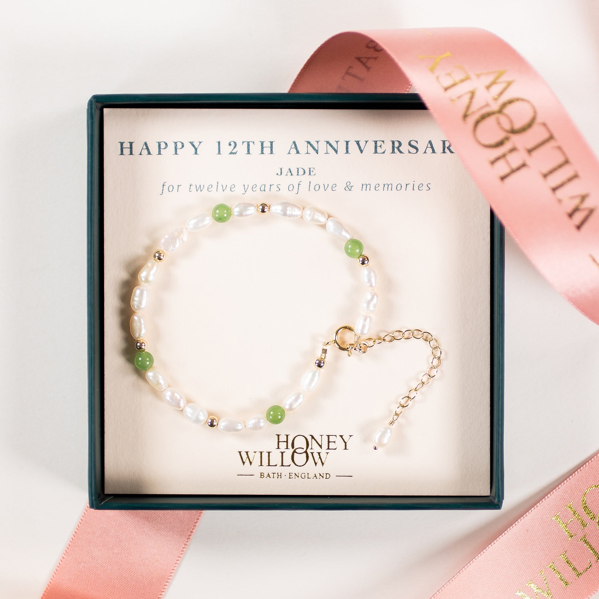 12th anniversary bracelet