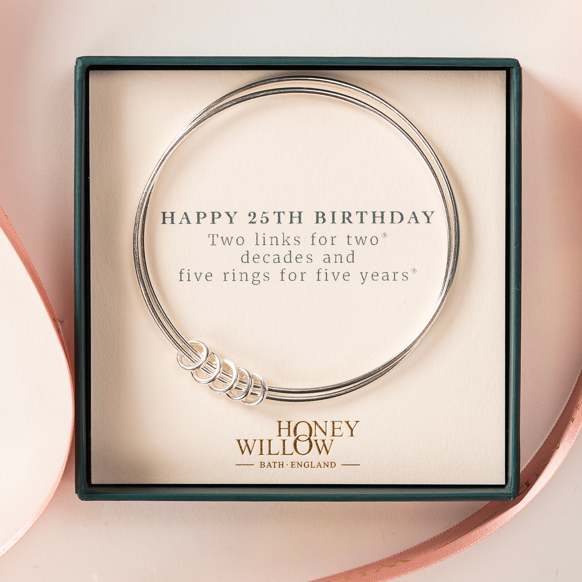 25th birthday bangle