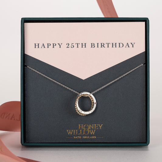 25th birthday necklace