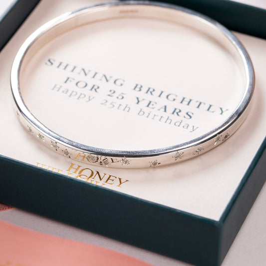 25th birthday bangle