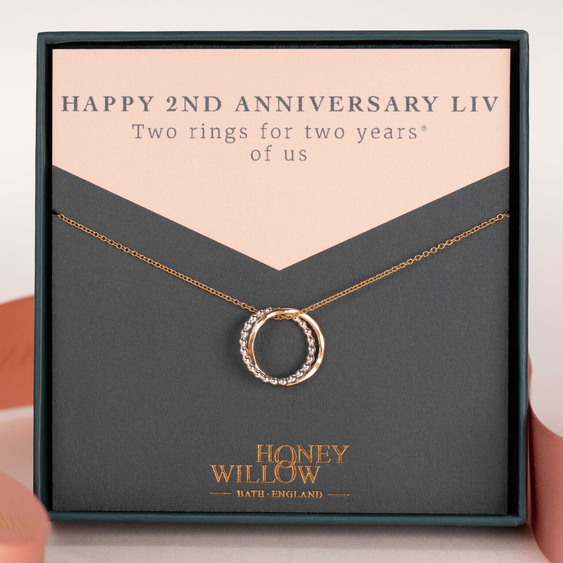 2nd anniversary necklace