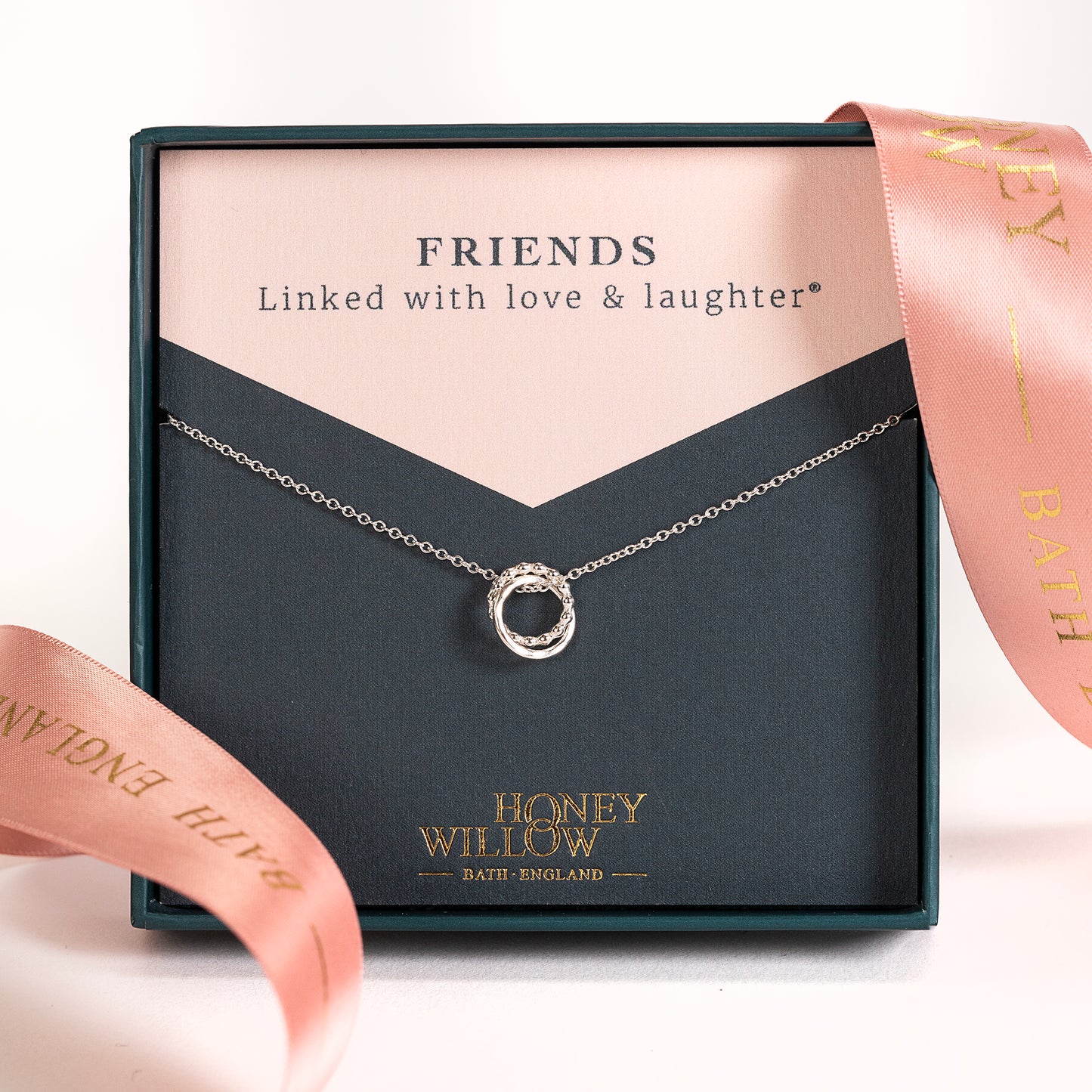 friends love knot necklace