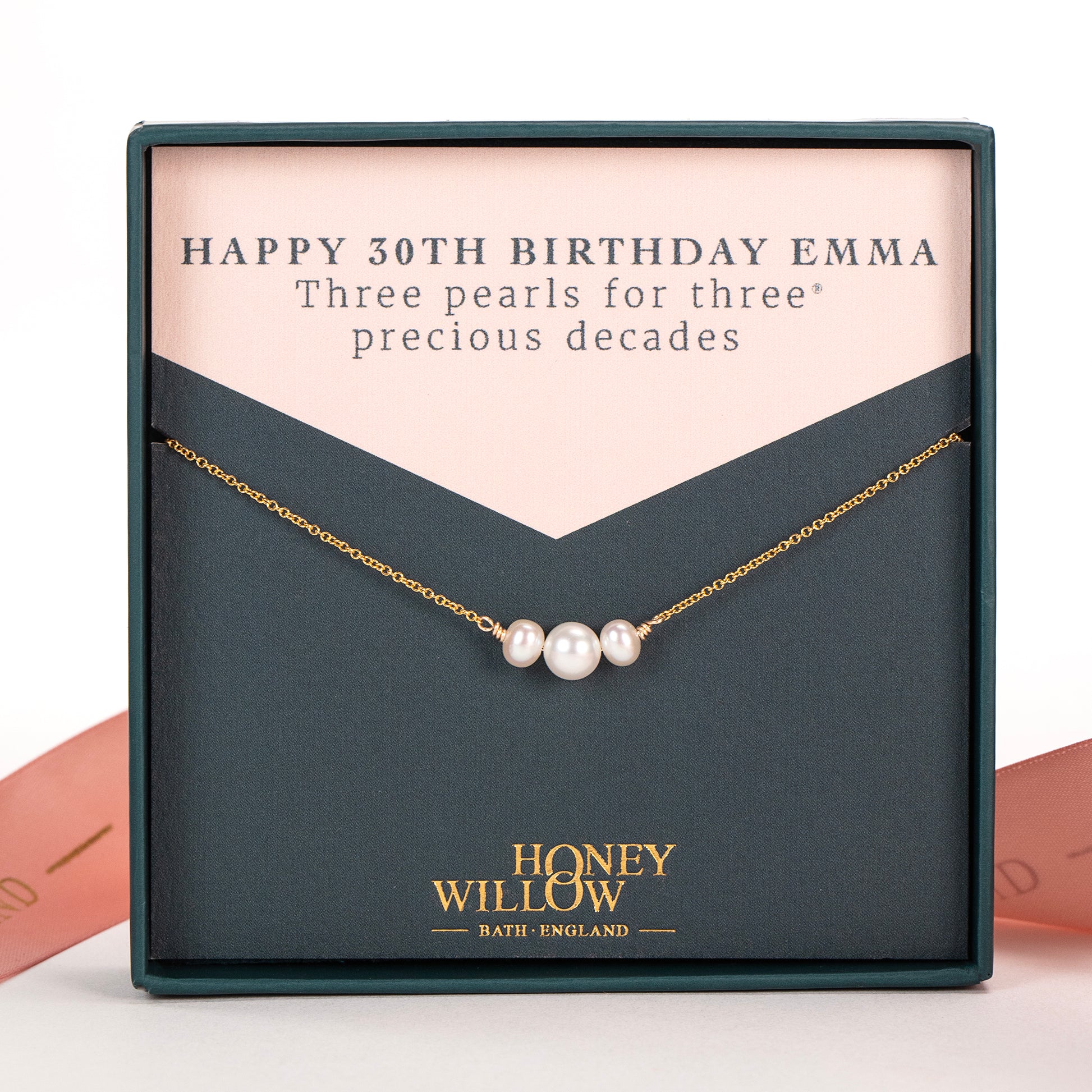 30th birthday necklace