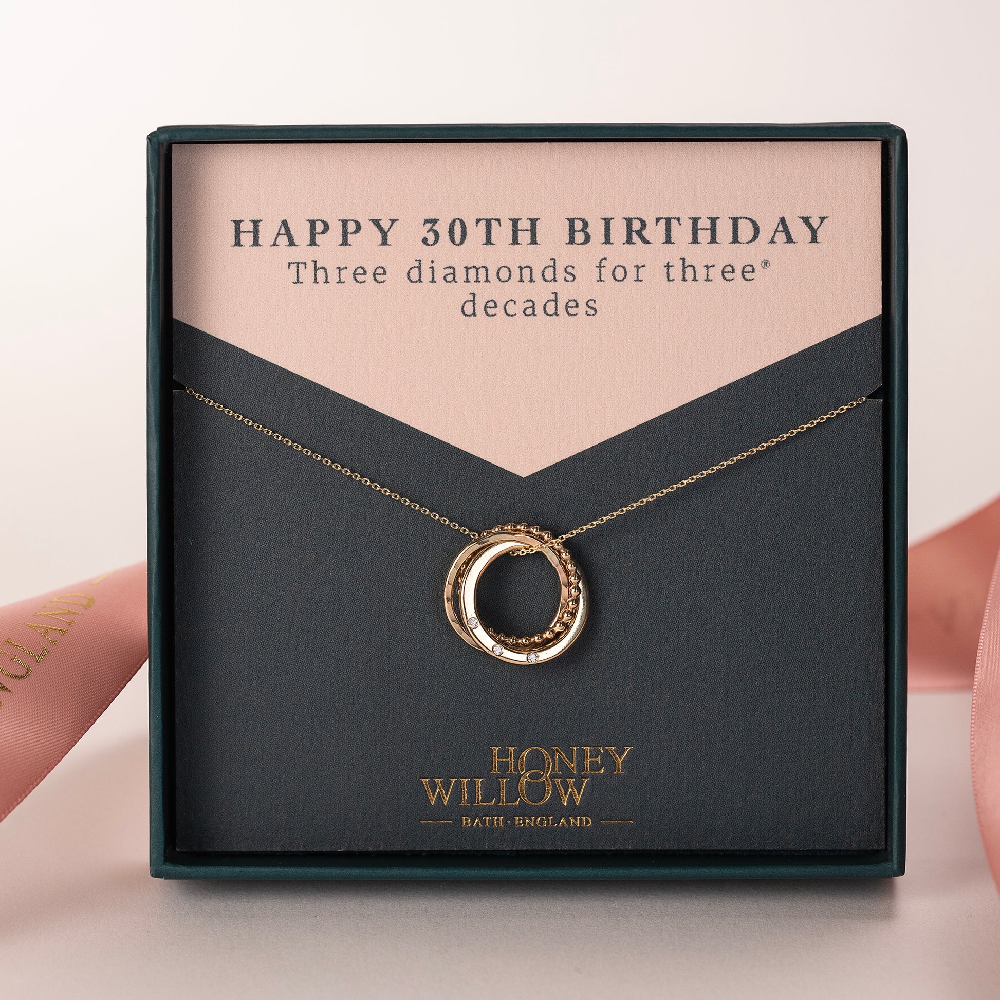 30th birthday necklace