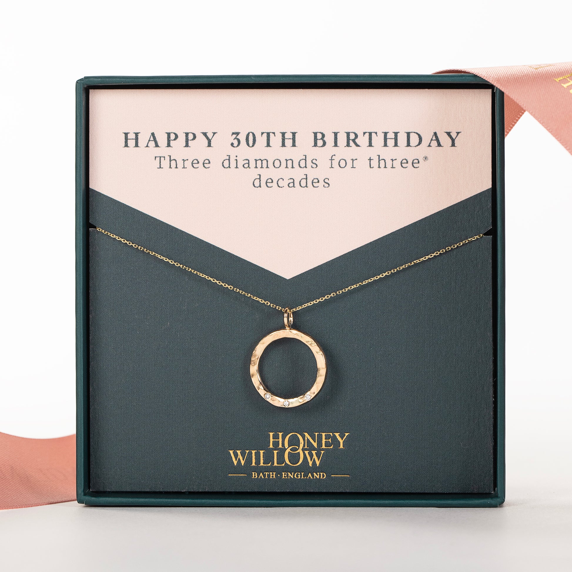 30th birthday necklace