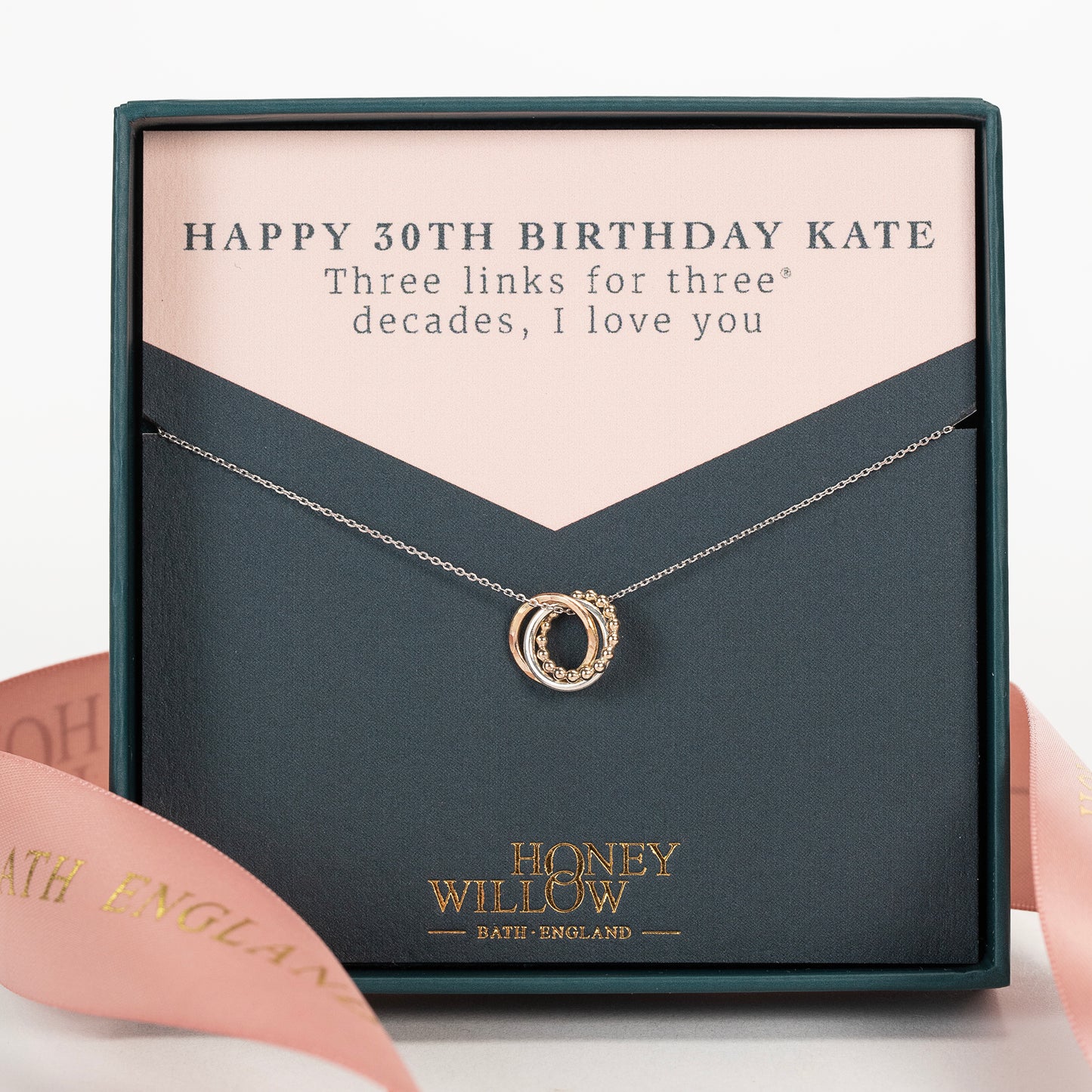 30th birthday necklace