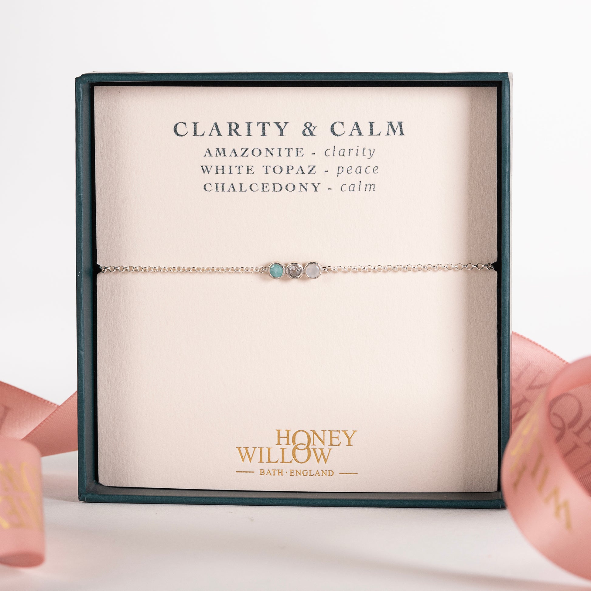 Clarity & Calm Bracelet - Gemstones & Silver