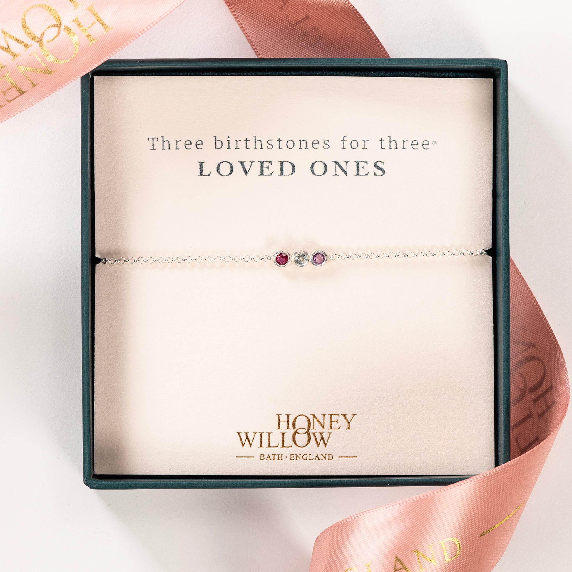 family birthstone bracelet