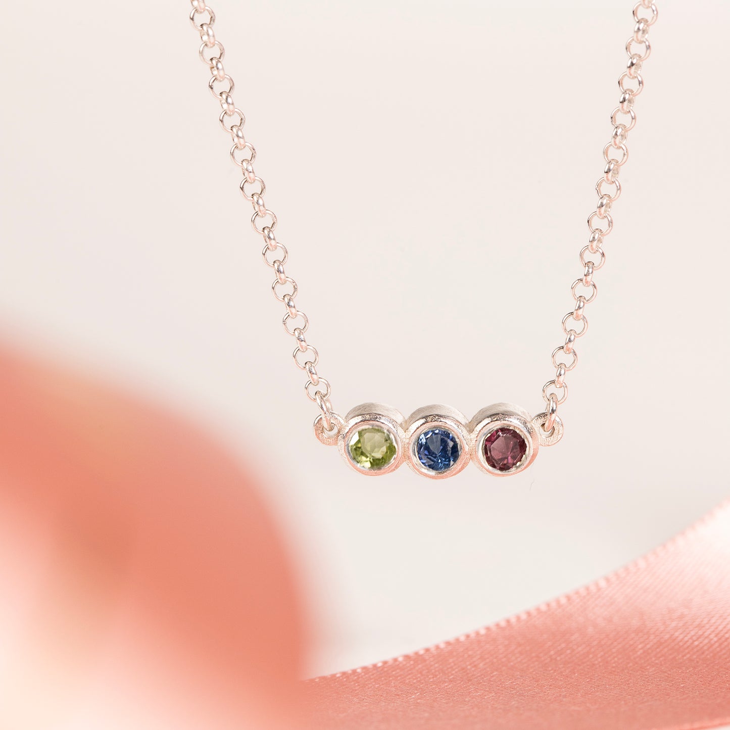 family birthstone necklace