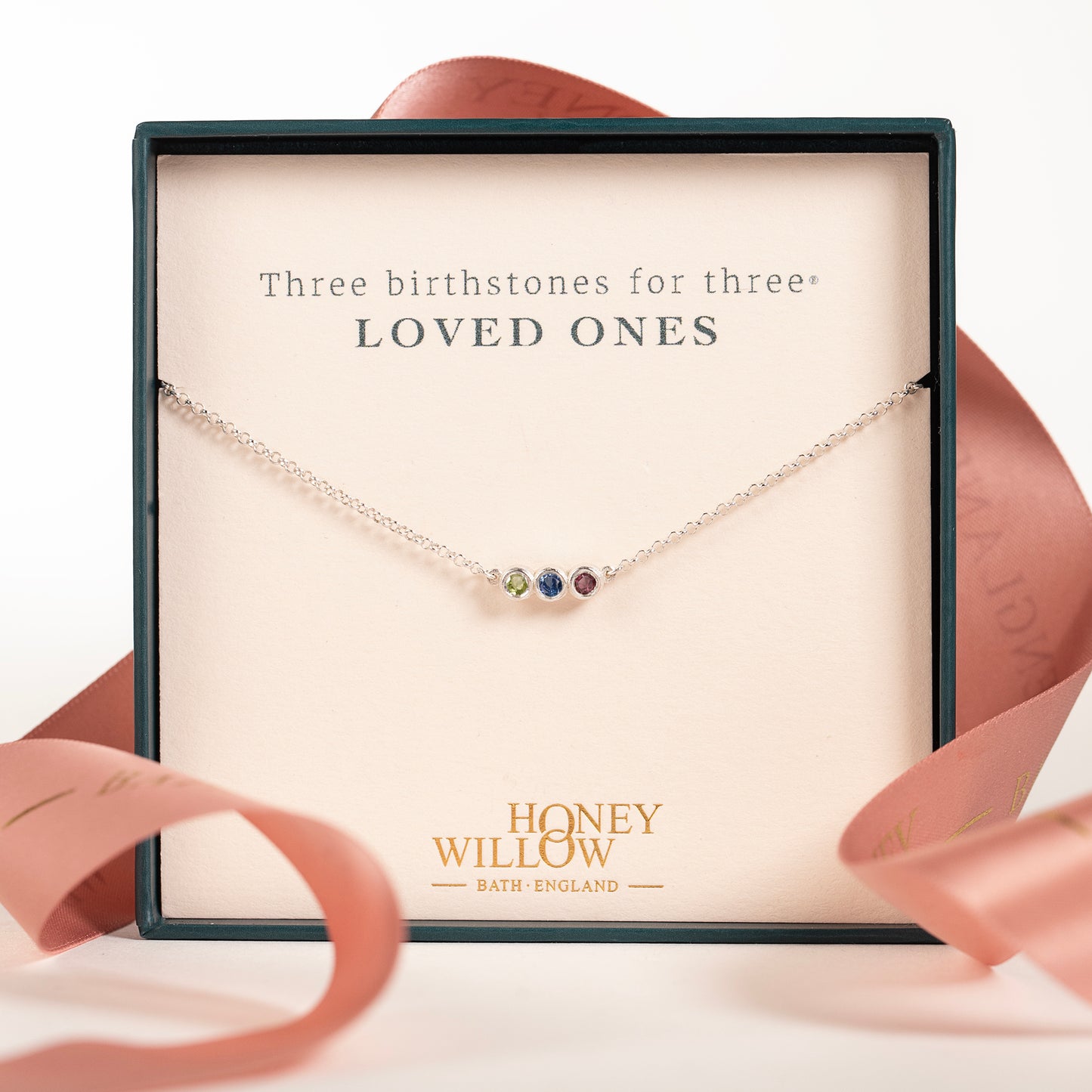 family birthstone necklace