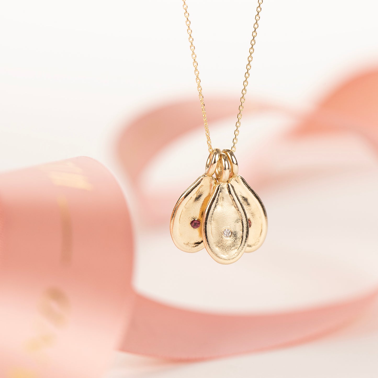 gold seed necklace