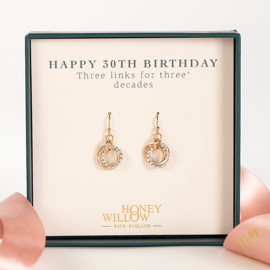 30th birthday earrings