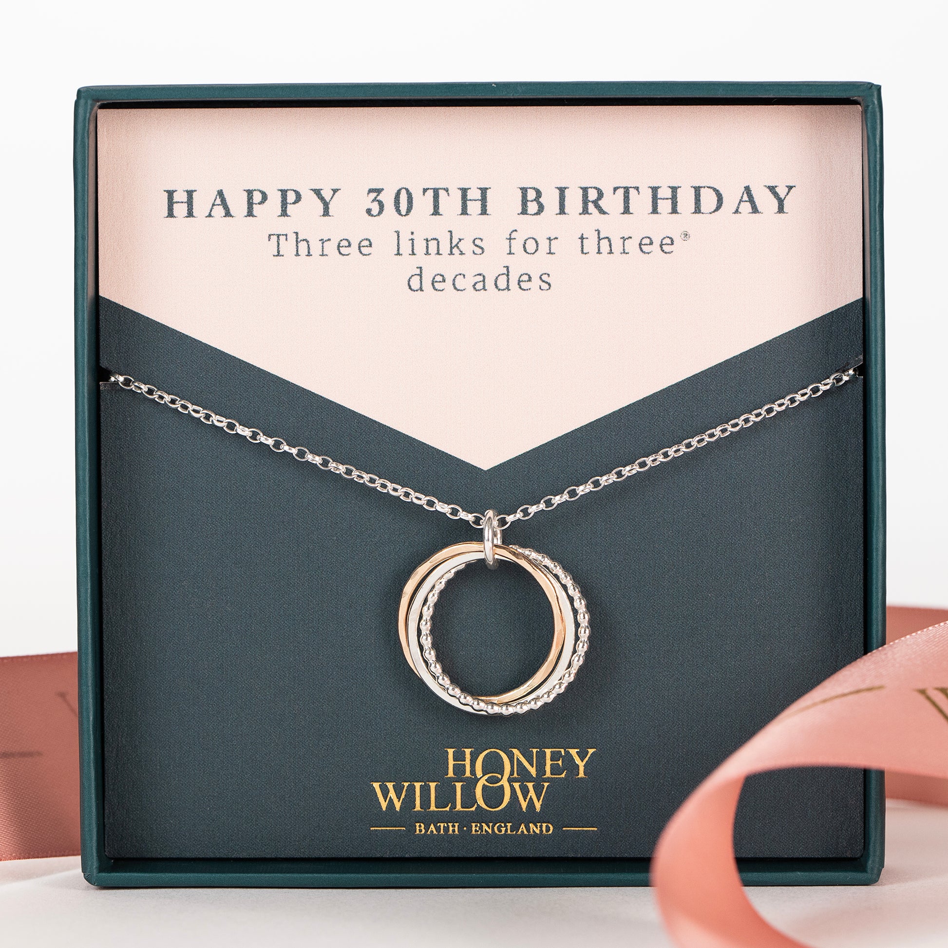 30th birthday necklace