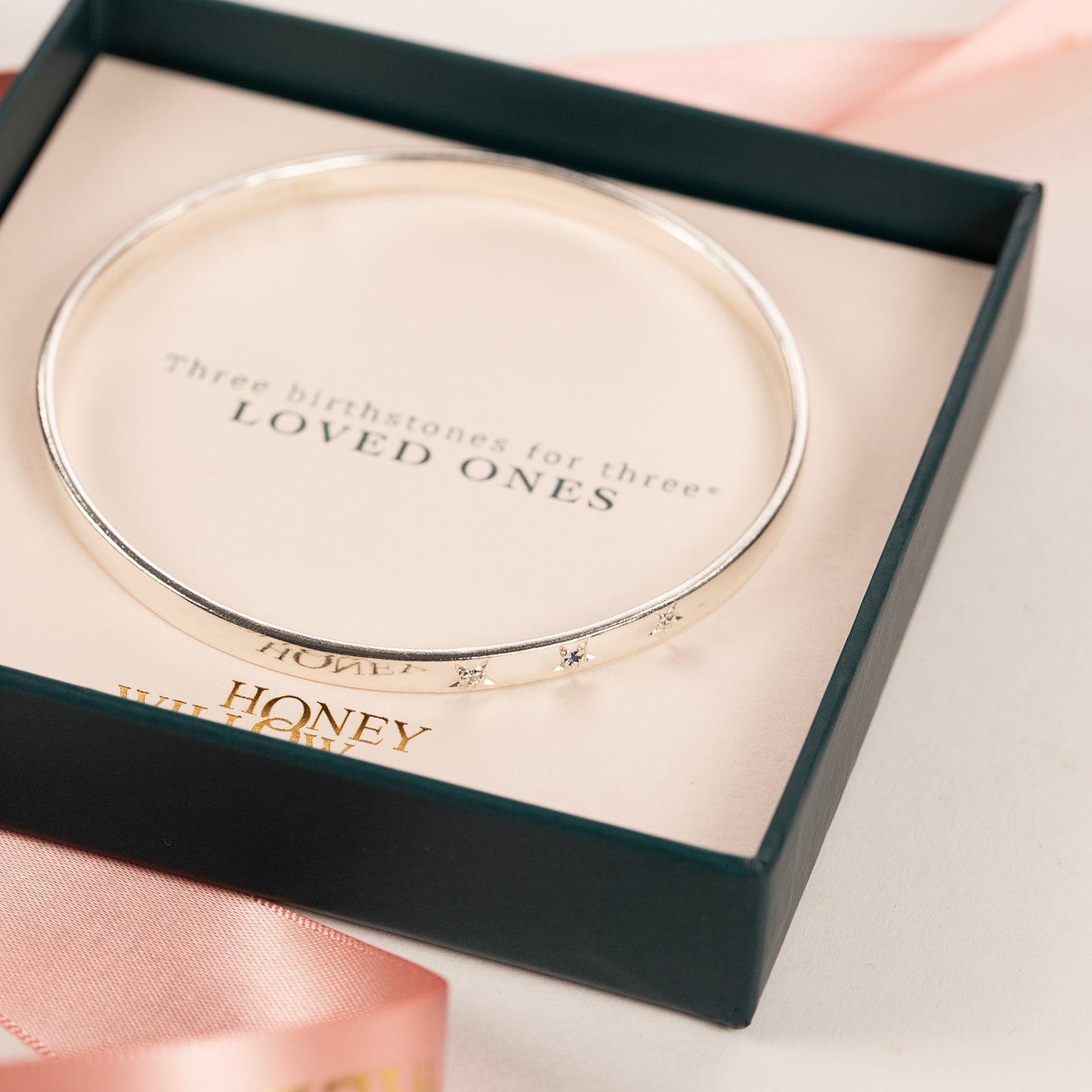 family birthstone bangle