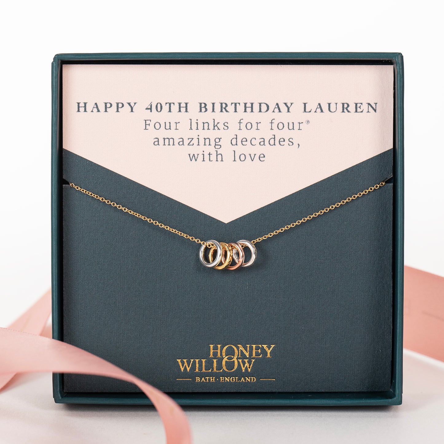 40th birthday necklace