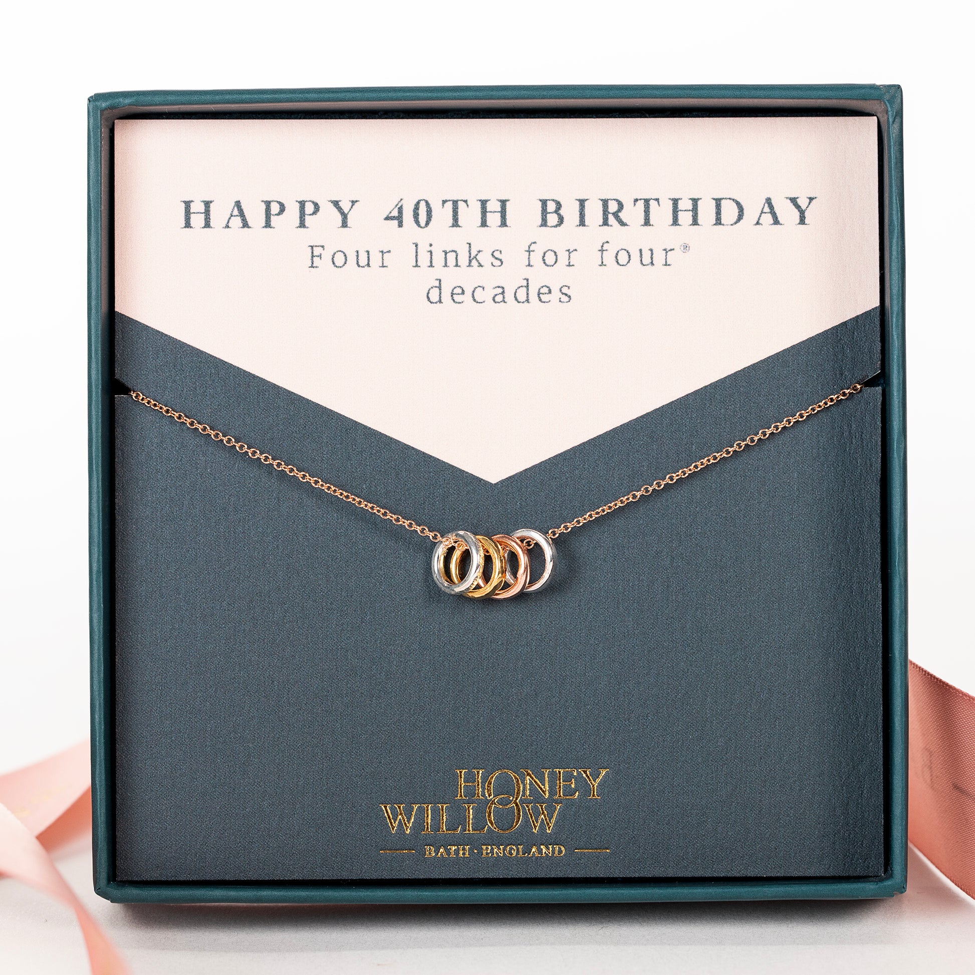 40th birthday necklace