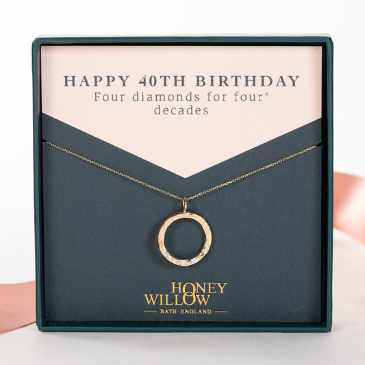 40th birthday necklace