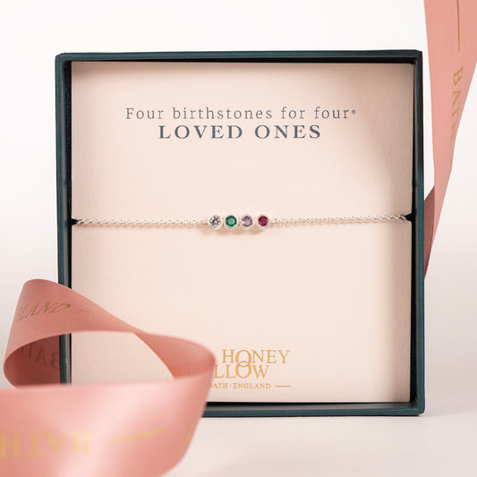 family birthstone bracelet