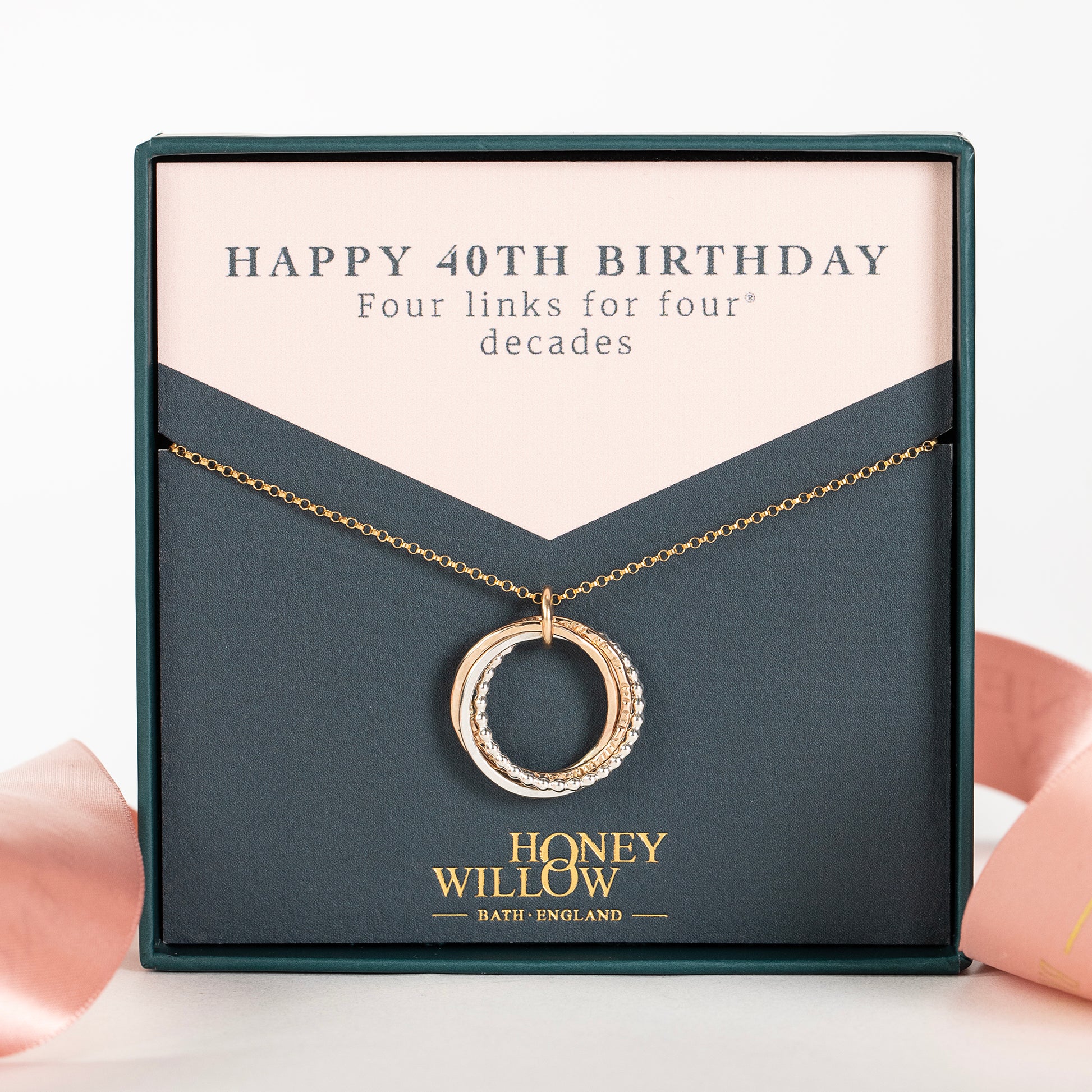 40th birthday necklace