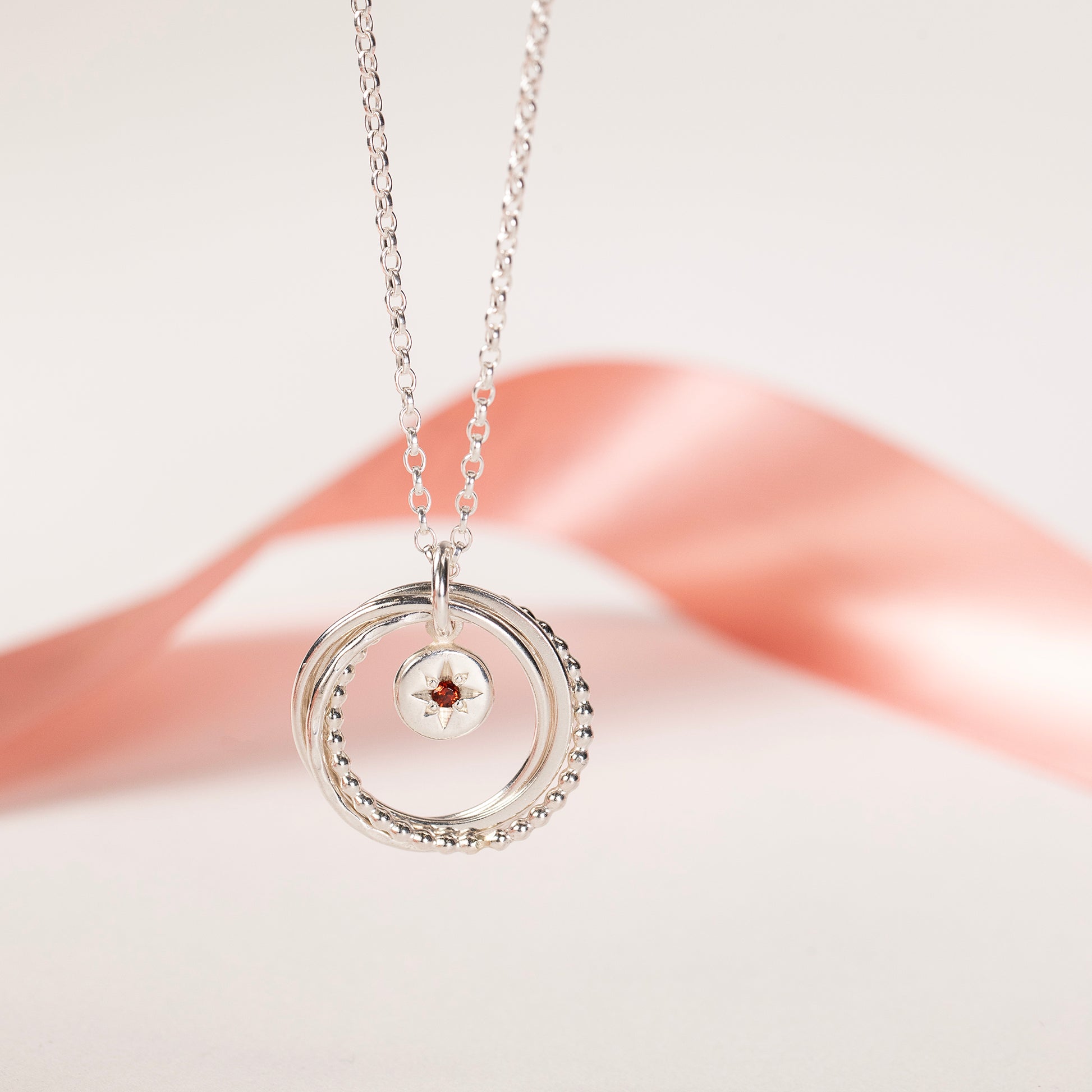 40th birthday birthstone necklace