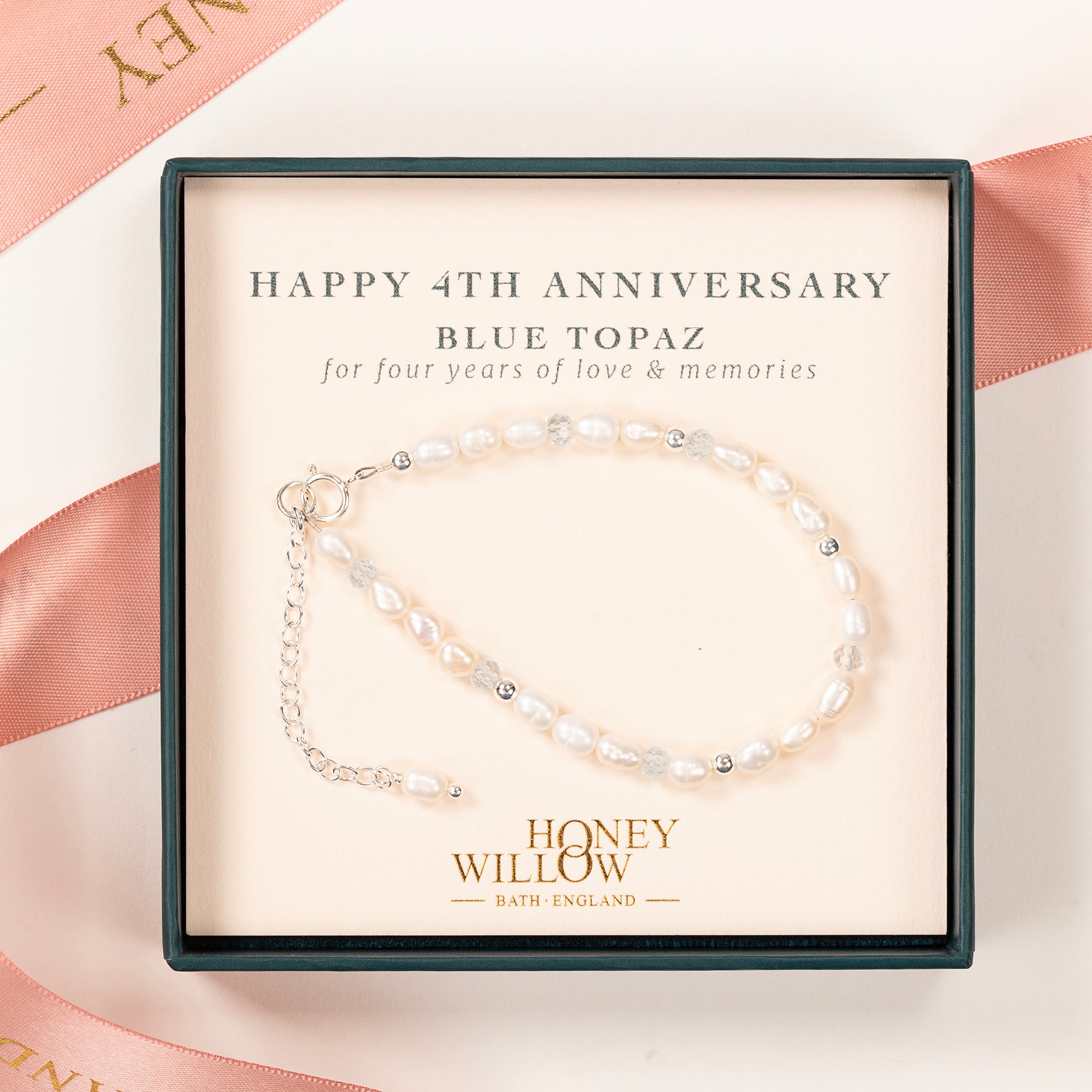 4th anniversary bracelet