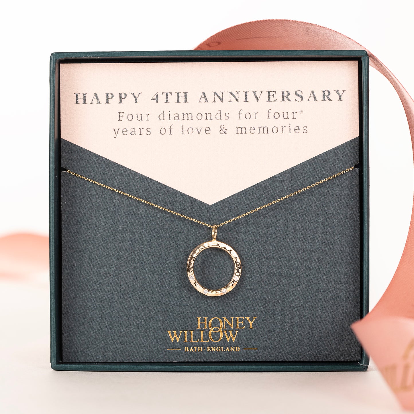 4th anniversary necklace