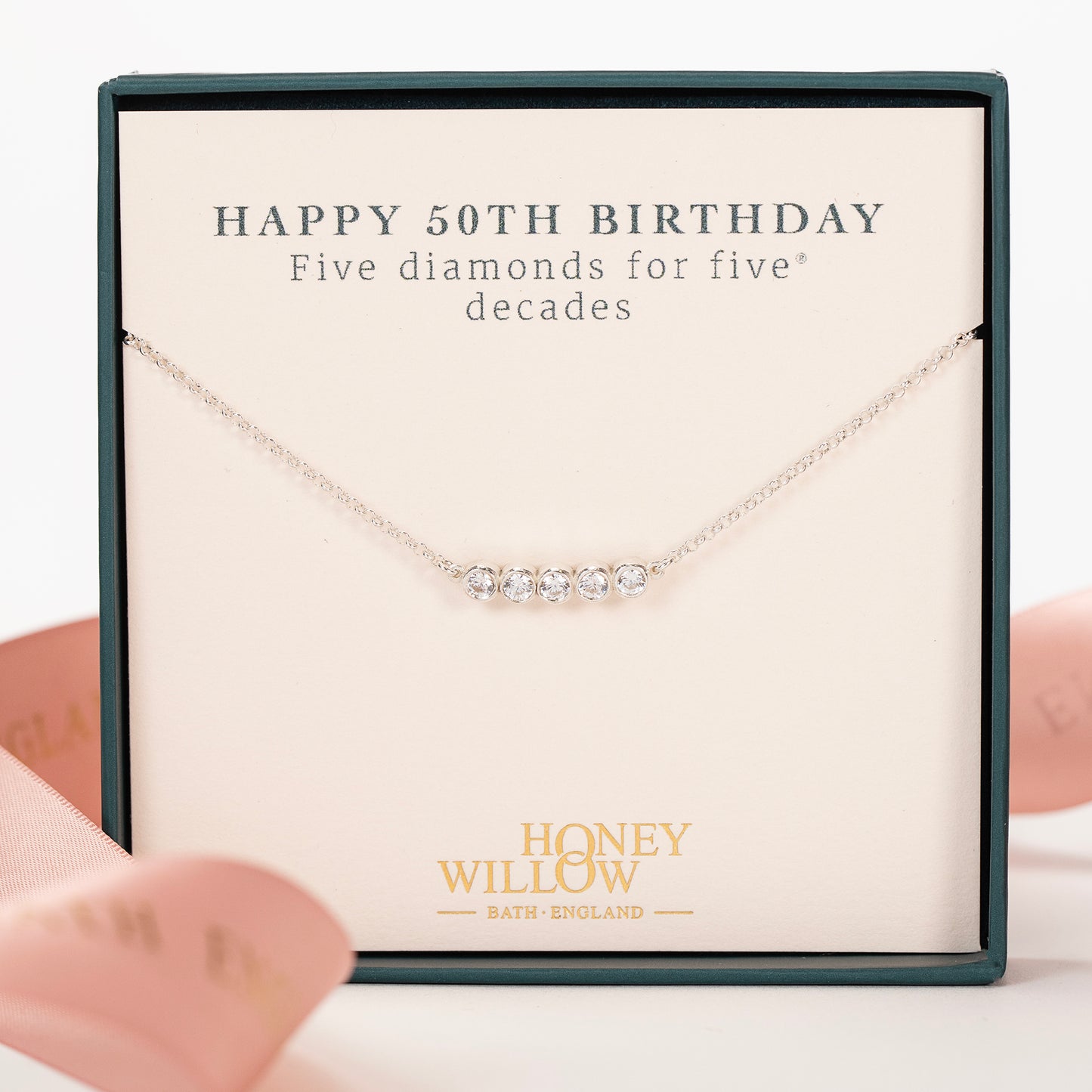 50th birthday necklace