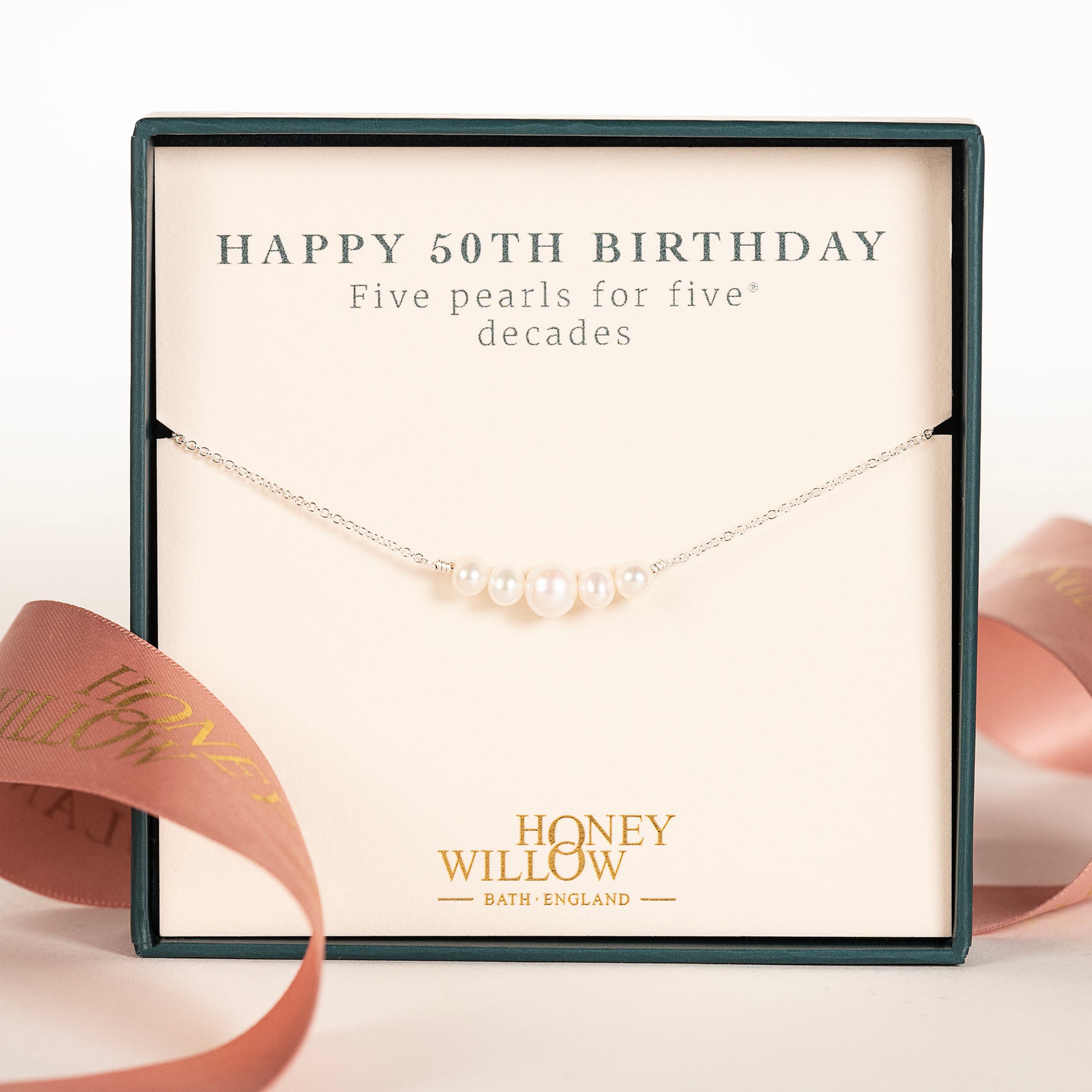 50th birthday necklace