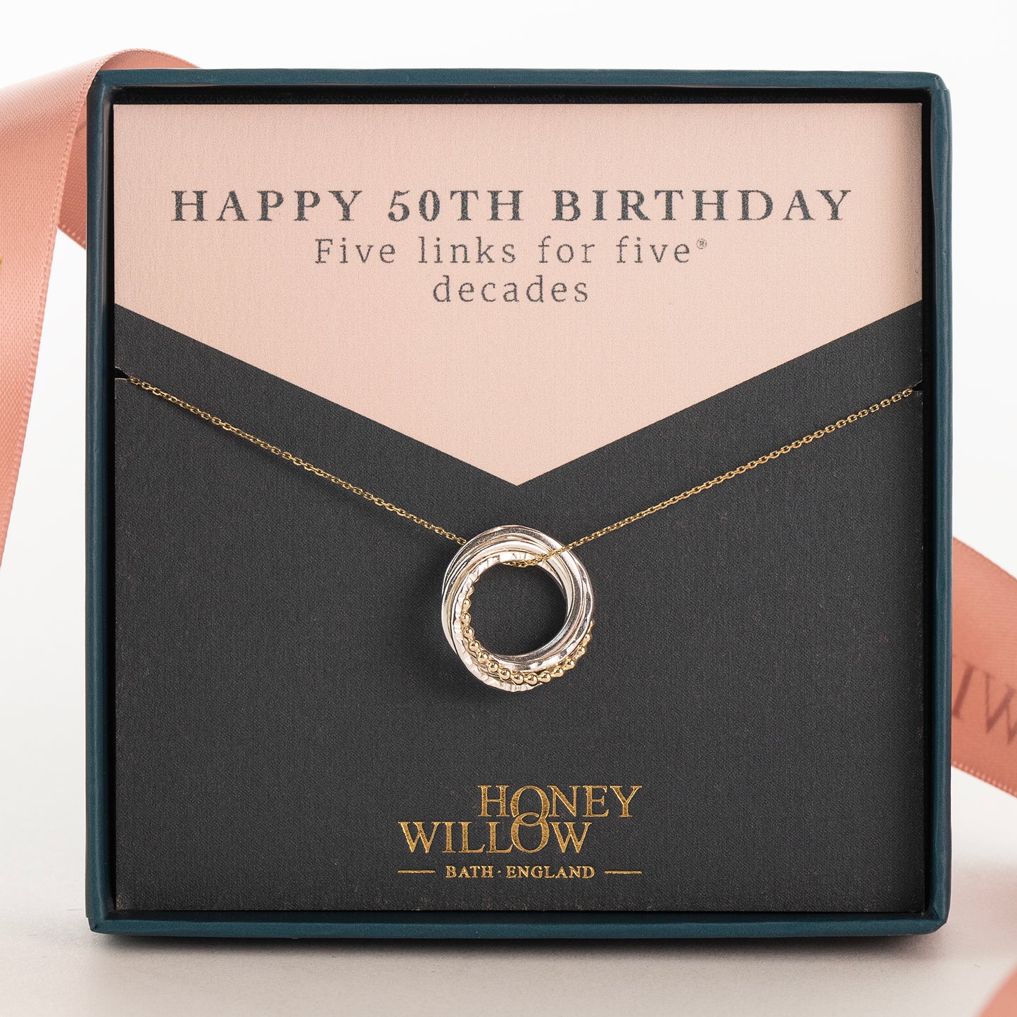 50th birthday necklace