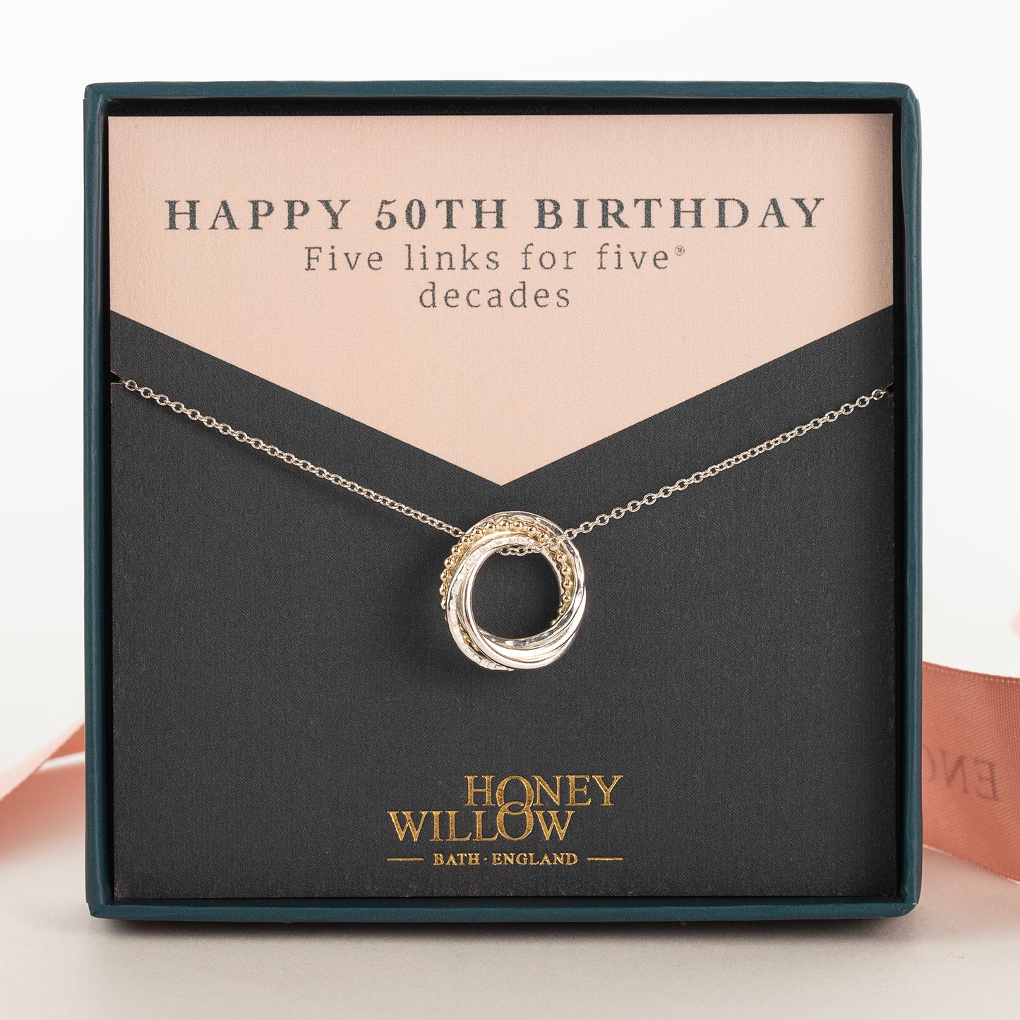 50th birthday necklace