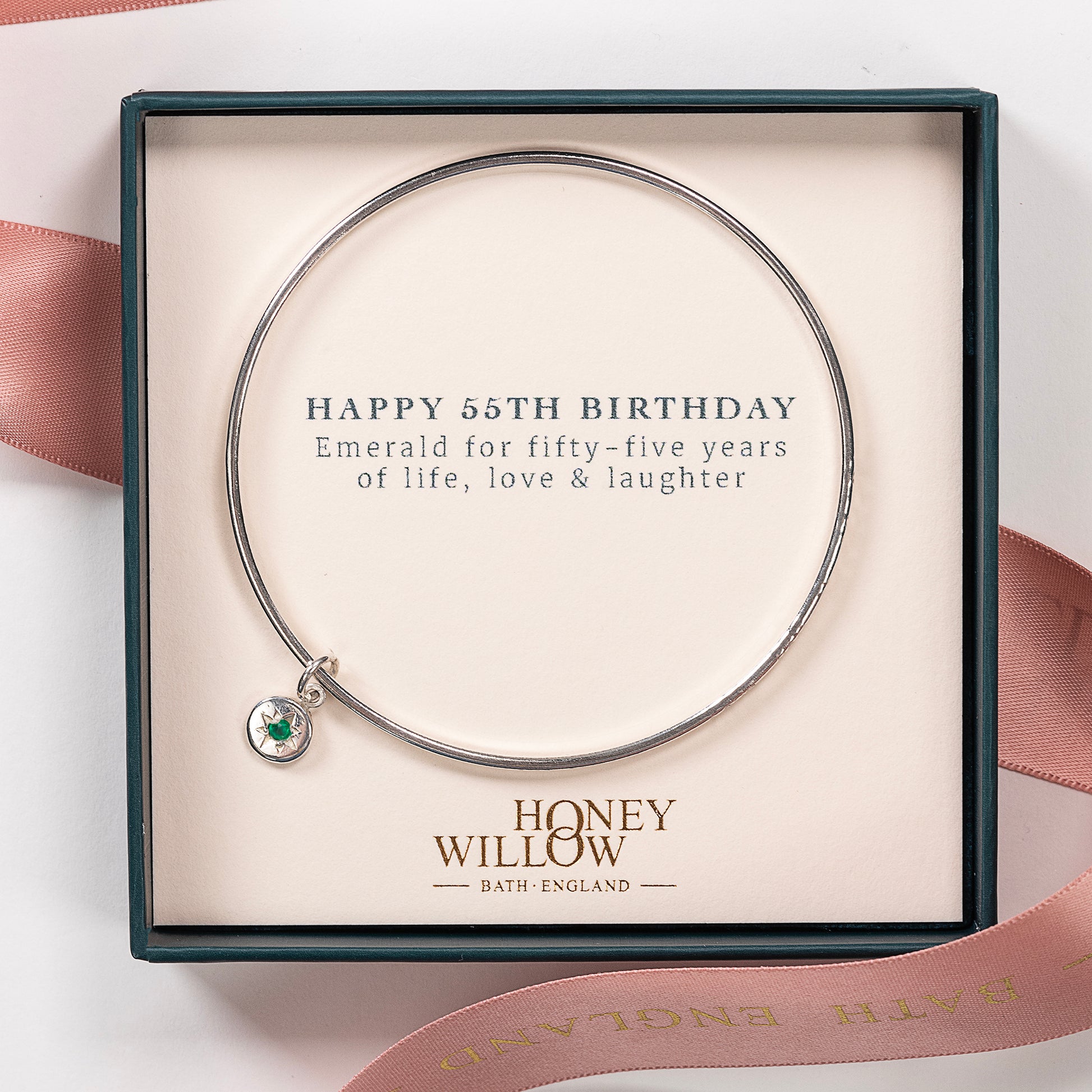 55th birthday bangle